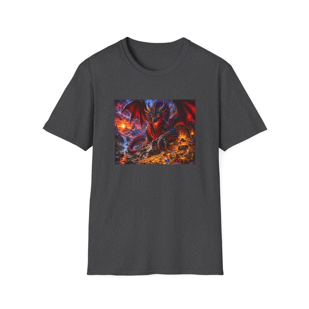 Dragon Guard T-Shirt — Epic Red Dragon Fantasy Art Tee