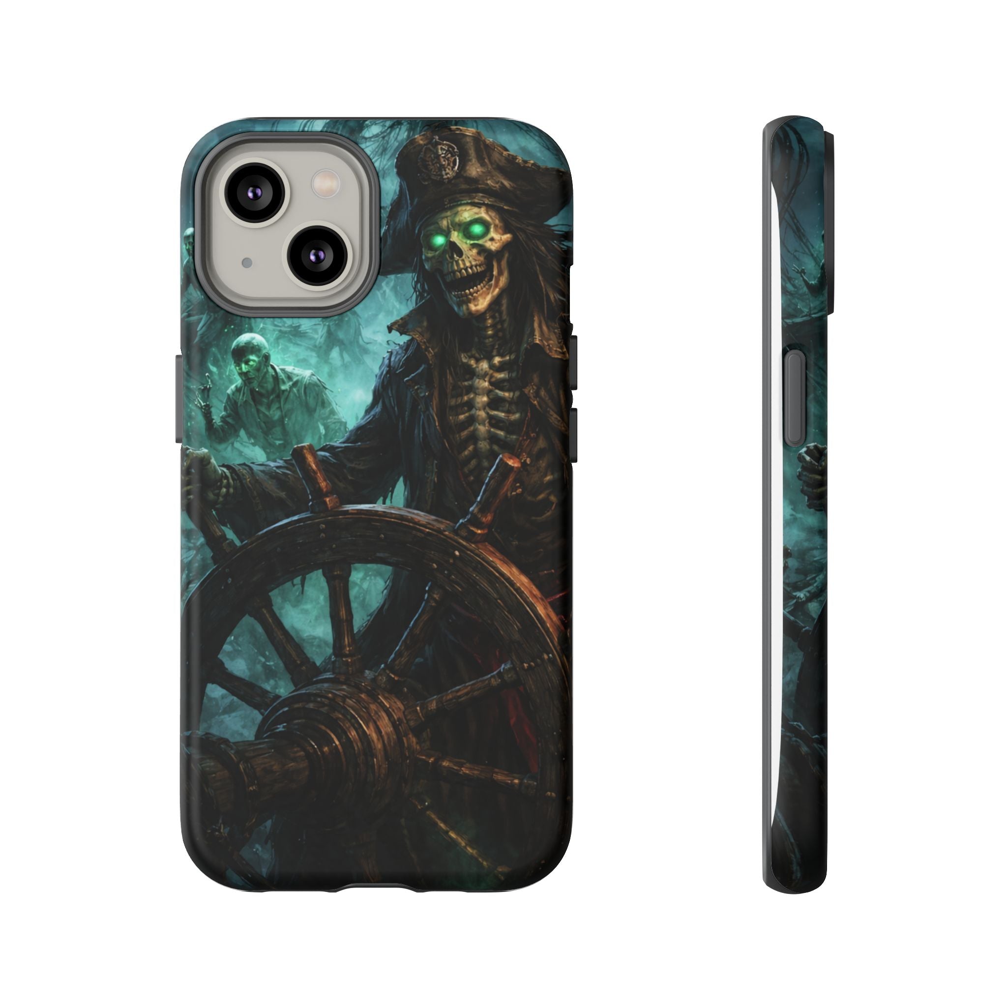Pirate Skeleton Phone Case — Haunted Ship Captain iPhone Cover