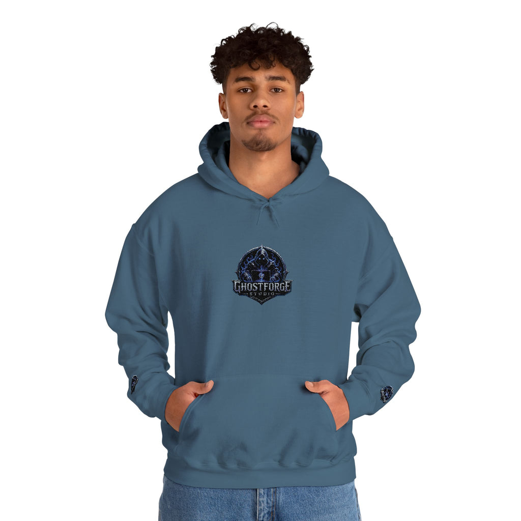 GhostForge Logo Hoodie — Graphic Wraith Hooded Sweatshirt