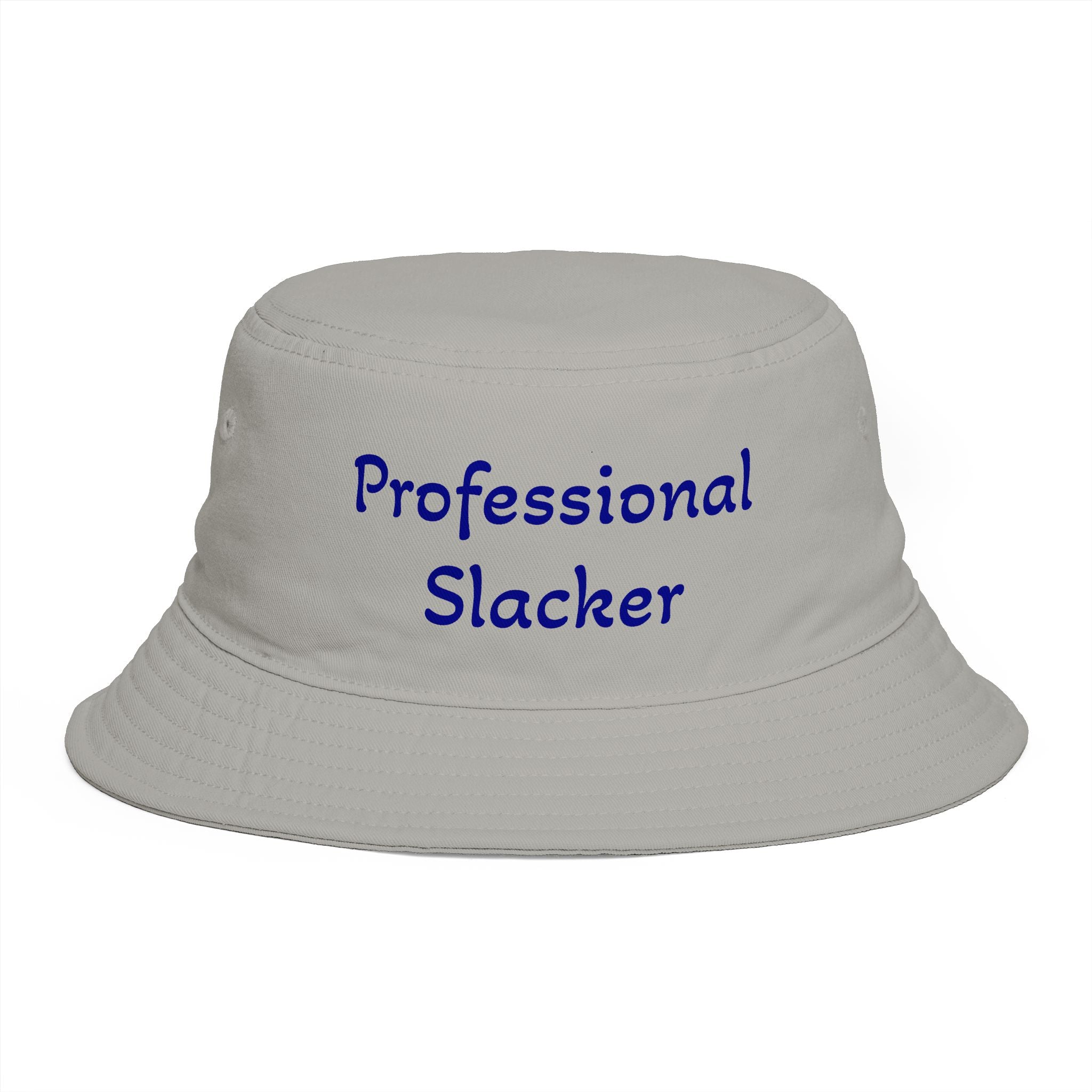 Professional Slacker Bucket Hat — Funny Casual Brim Hat for Laid-Back Style