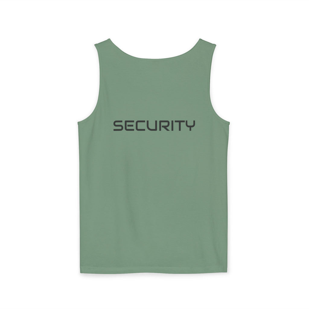 SECURITY Graphic Tank Top — Bold 'SECURITY' Streetwear Muscle Tee