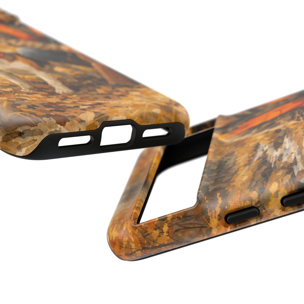 Hunter and Beagle Phone Case — Hunting Dog Autumn Camouflage iPhone Cover