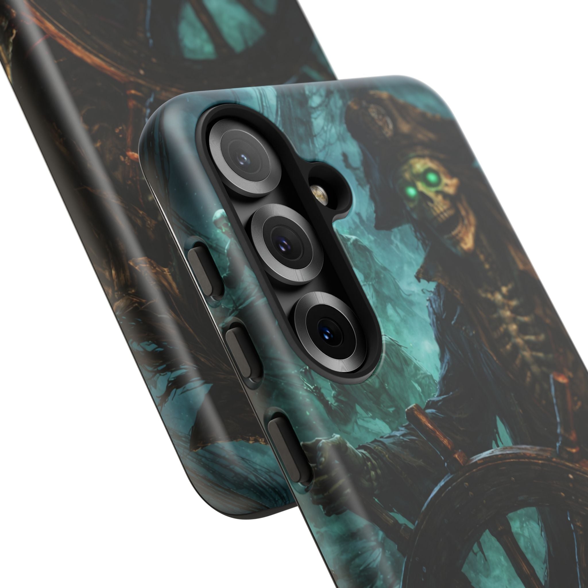 Pirate Skeleton Phone Case — Haunted Ship Captain iPhone Cover