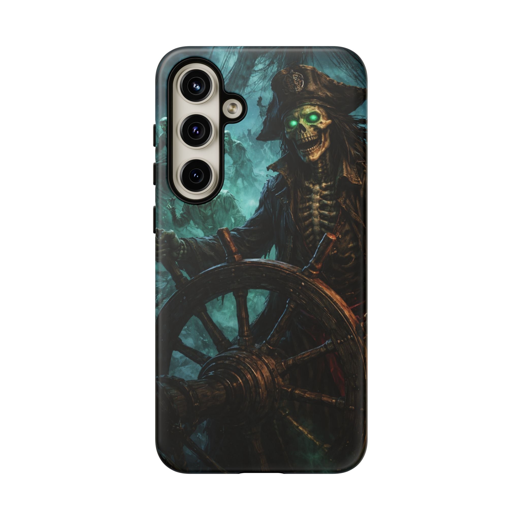 Pirate Skeleton Phone Case — Haunted Ship Captain iPhone Cover