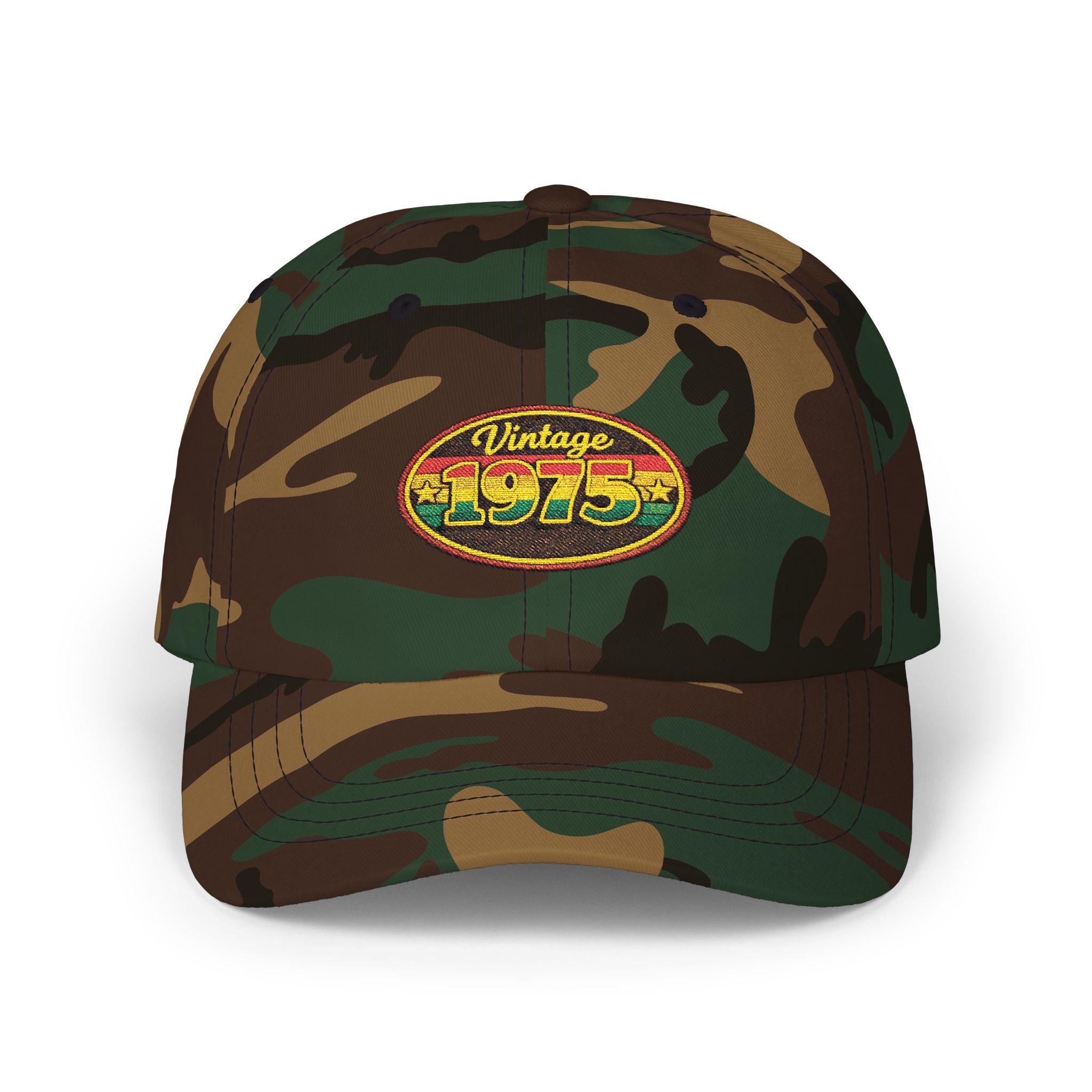Dad Cap — Vintage 1975 Embroidered Patch Hat