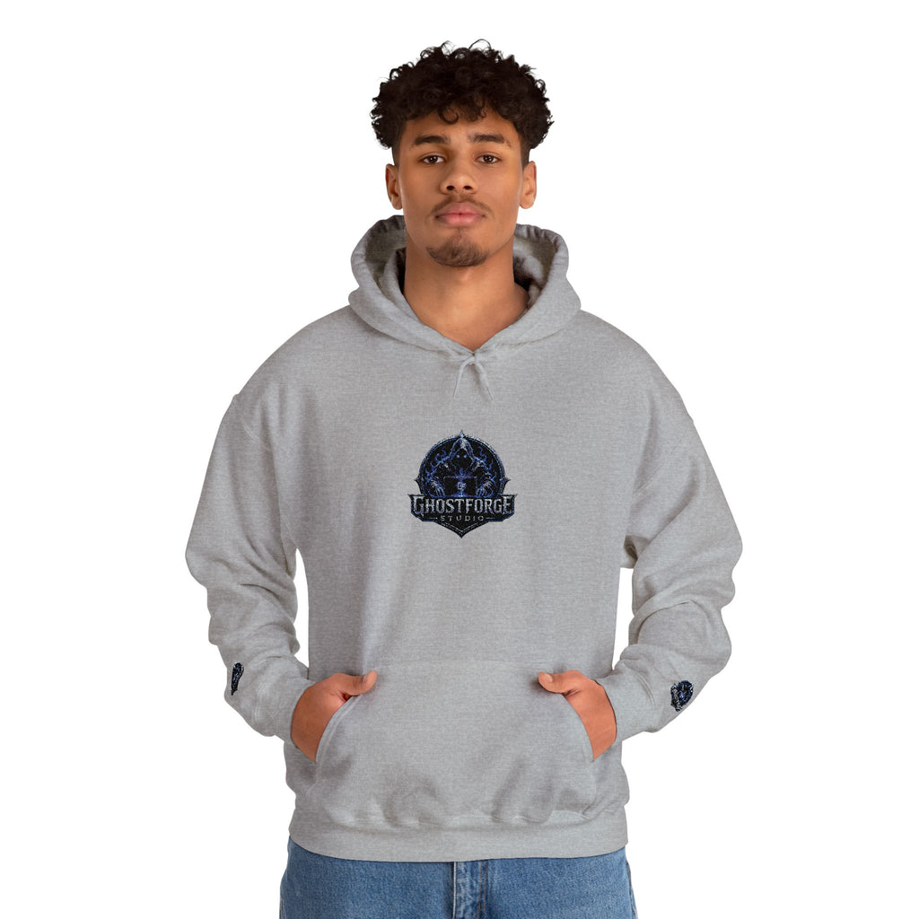 GhostForge Logo Hoodie — Graphic Wraith Hooded Sweatshirt