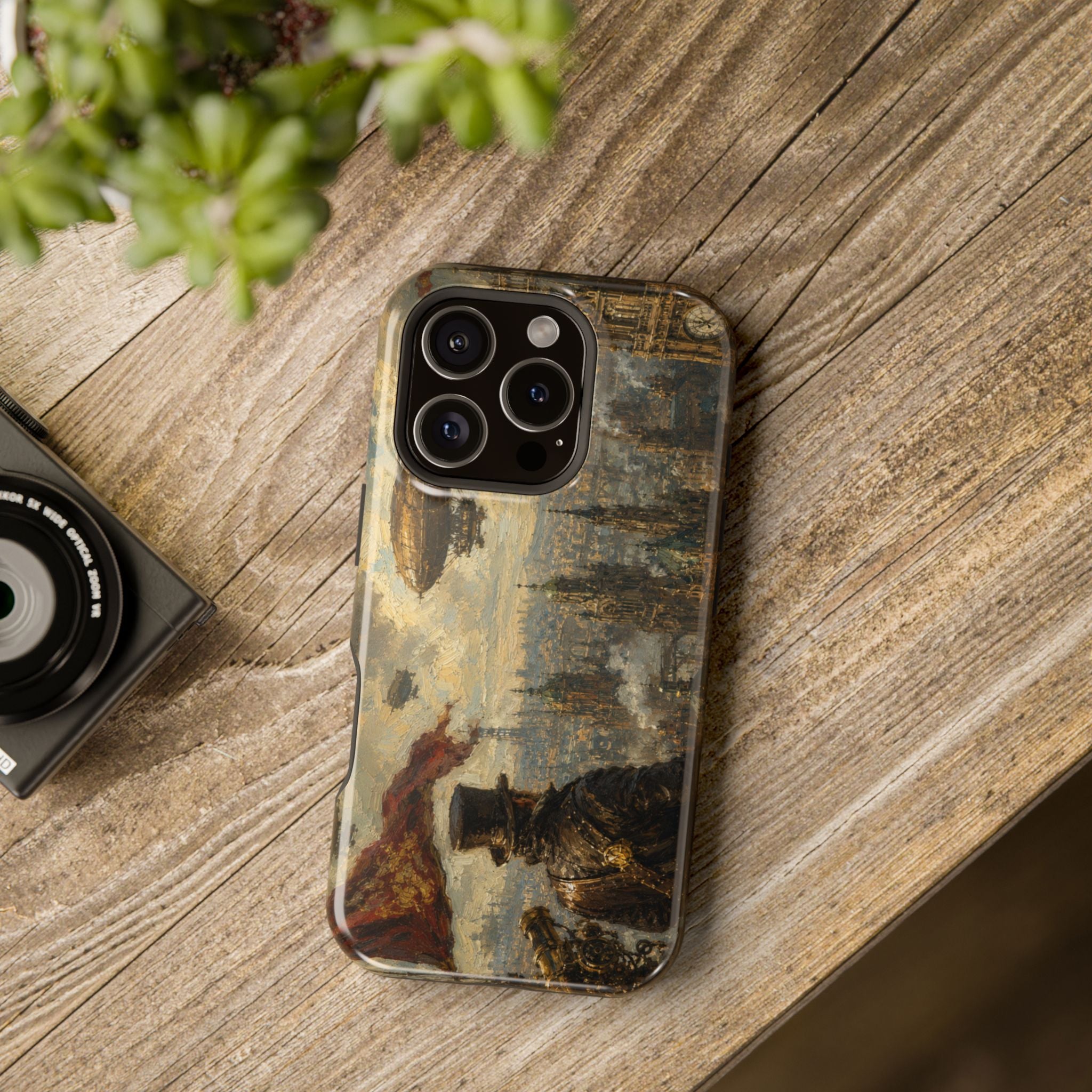 Steampunk Scene Magnetic Impact-Resistant Phone Case