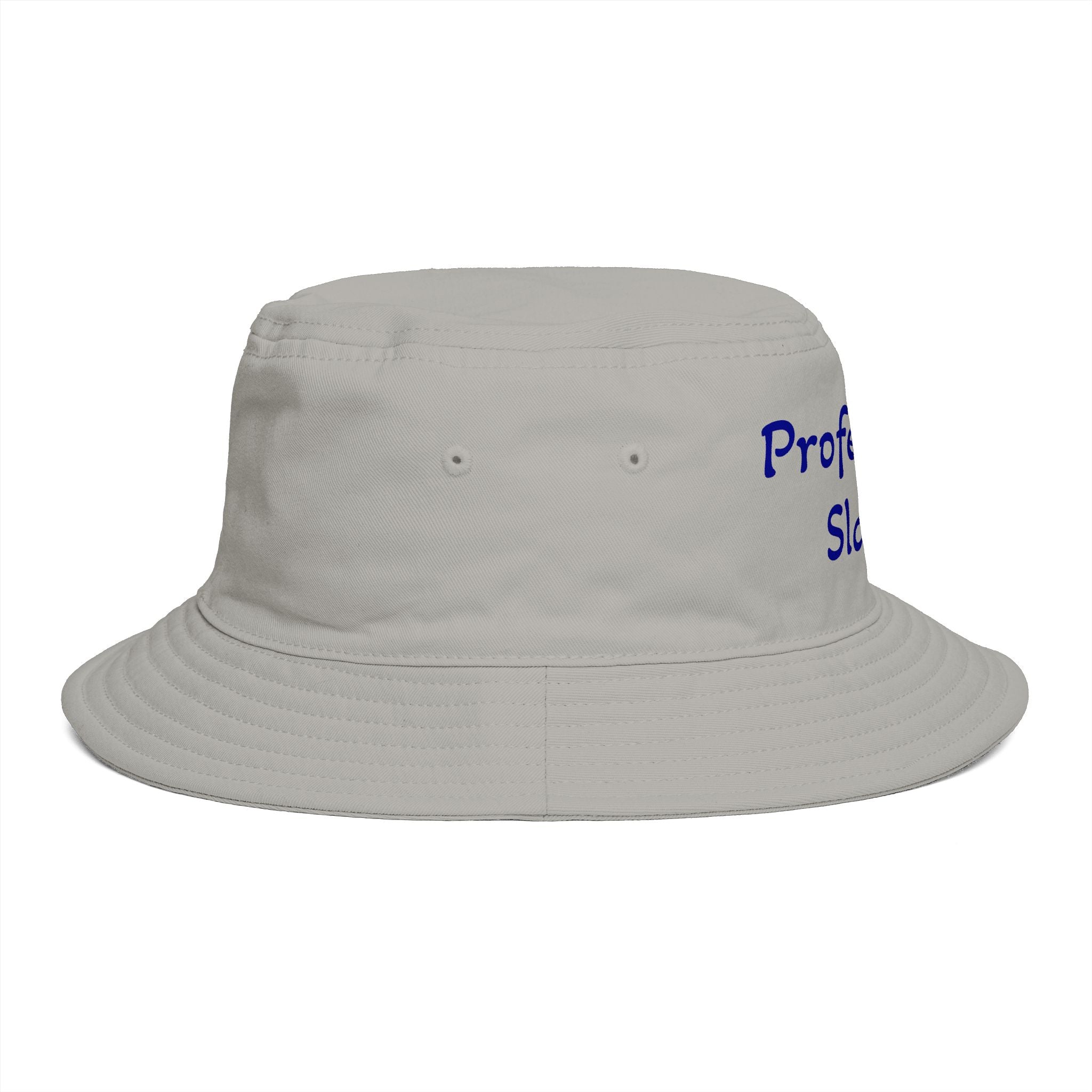 Professional Slacker Bucket Hat — Funny Casual Brim Hat for Laid-Back Style