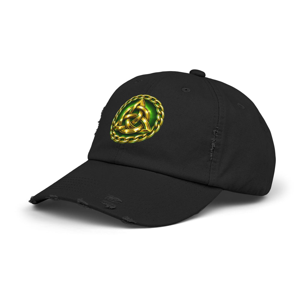 Celtic Triquerta - Trinity Knot Distressed Cap