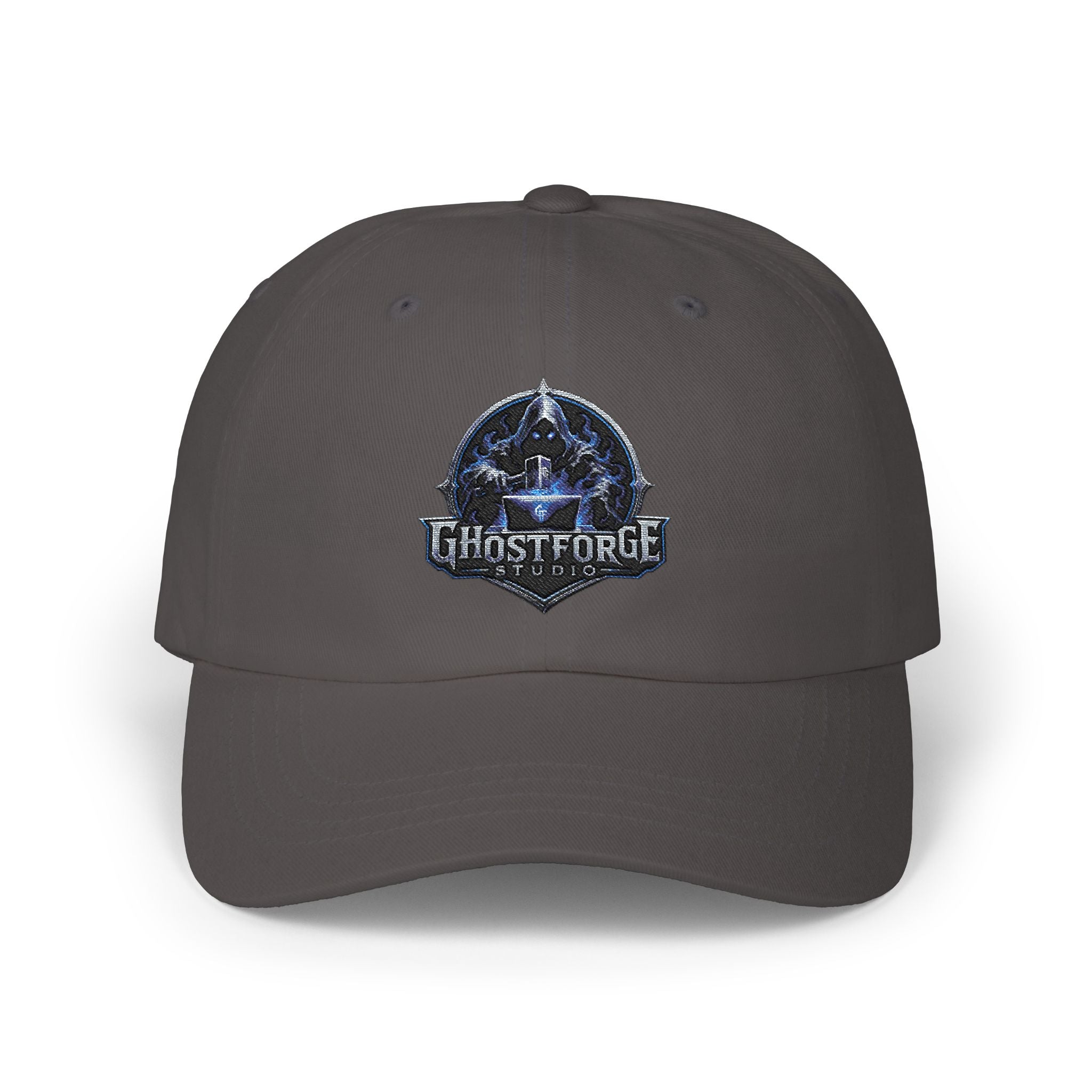 Ghostforge Studio Classic Dad Cap – Embroidered Logo Baseball Hat