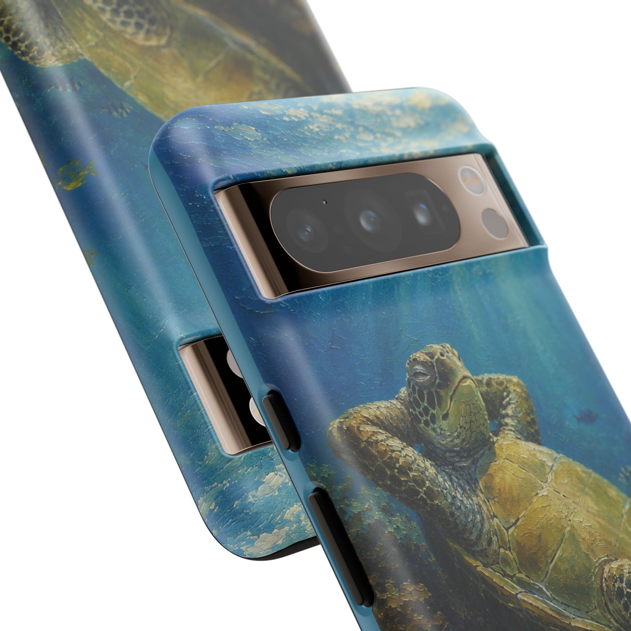 Sea Turtle Relaxation Phone Case — Ocean Underwater Art Protective Tough Case