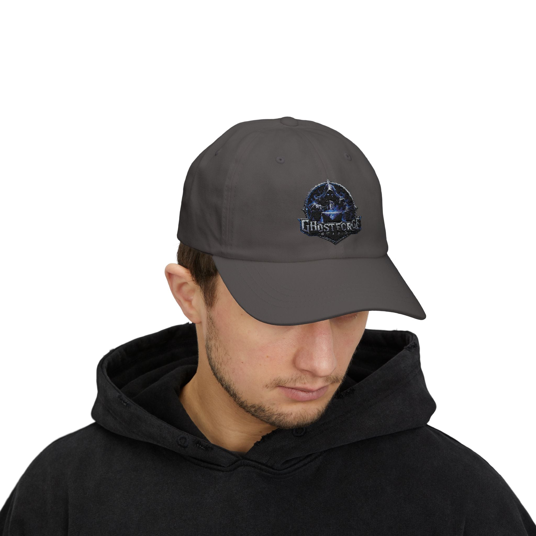 Ghostforge Studio Classic Dad Cap – Embroidered Logo Baseball Hat