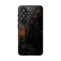 Gothic Witch Phone Case — Dark Fantasy Wolf & Fireplace Tough Case