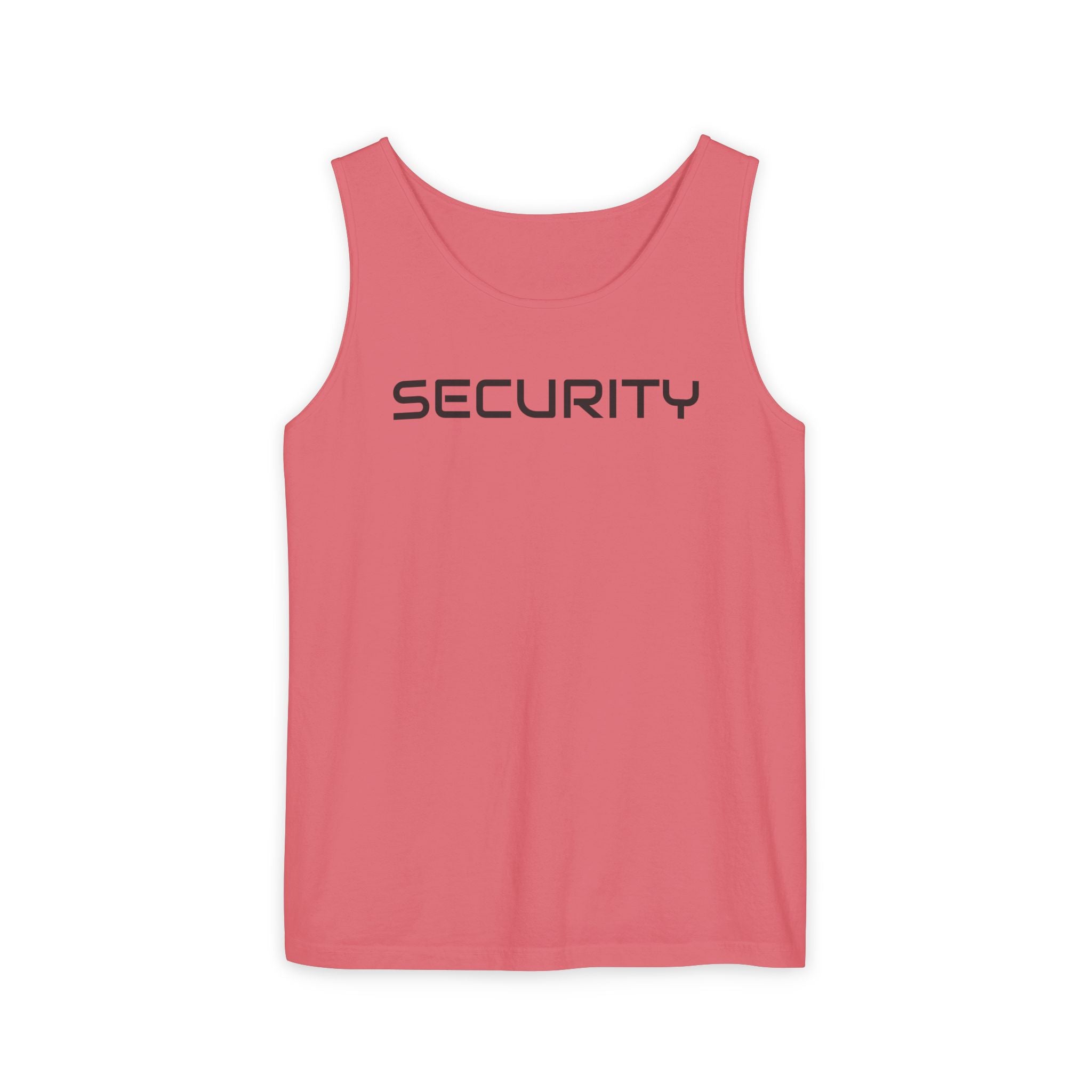 SECURITY Graphic Tank Top — Bold 'SECURITY' Streetwear Muscle Tee