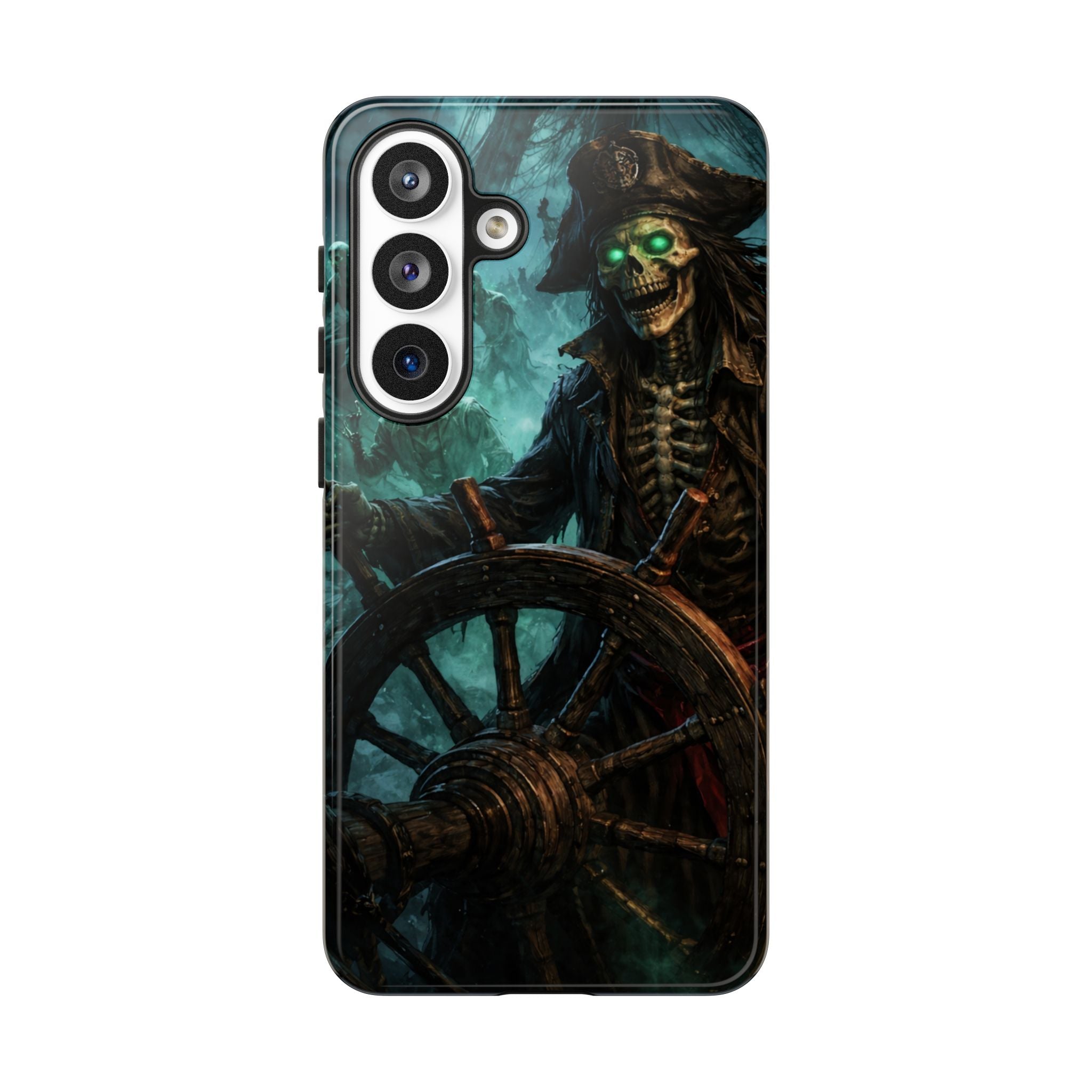 Pirate Skeleton Phone Case — Haunted Ship Captain iPhone Cover