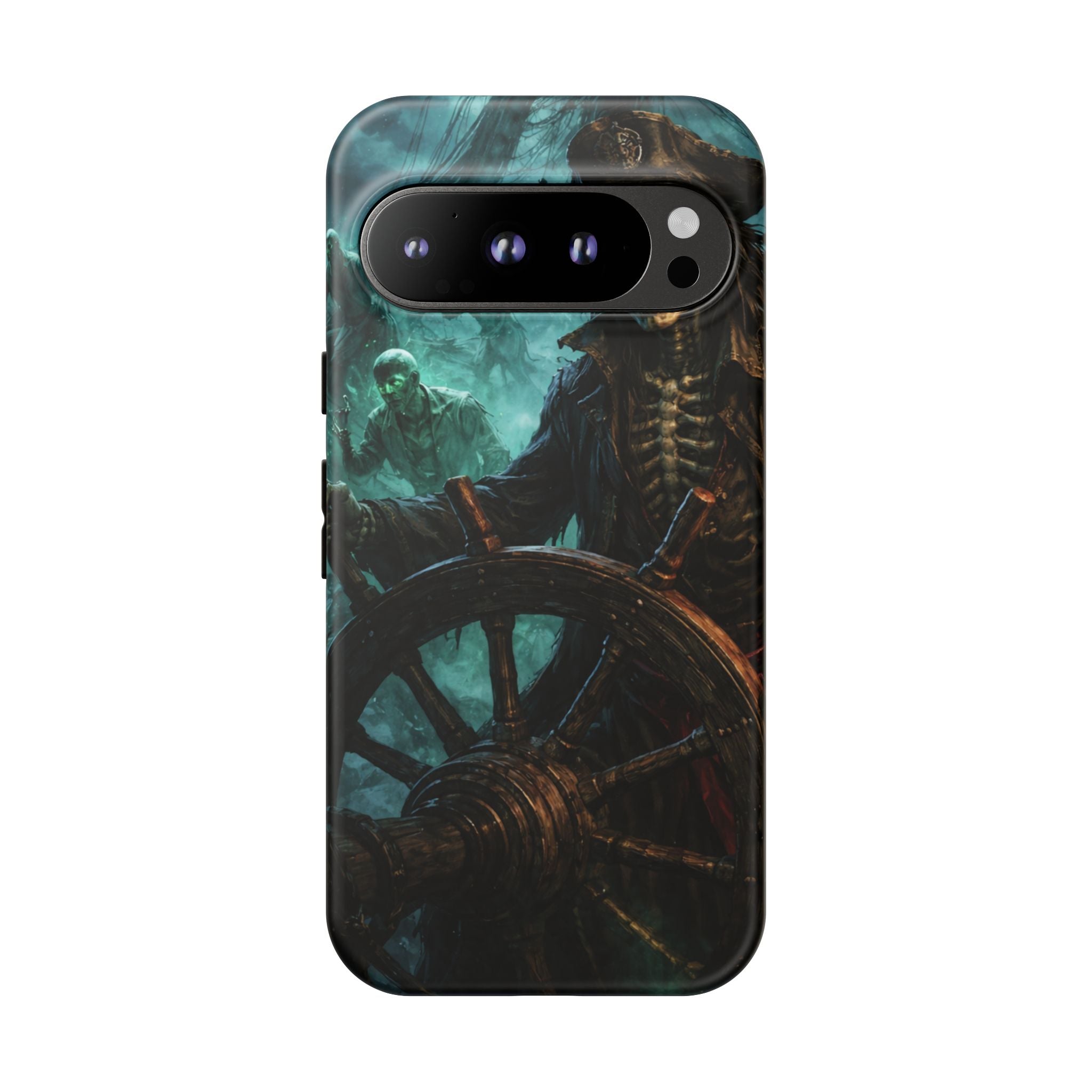 Pirate Skeleton Phone Case — Haunted Ship Captain iPhone Cover
