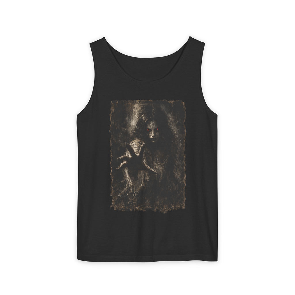 Gothic Ghost Girl Tank Top – Moody Vintage Ghost Art