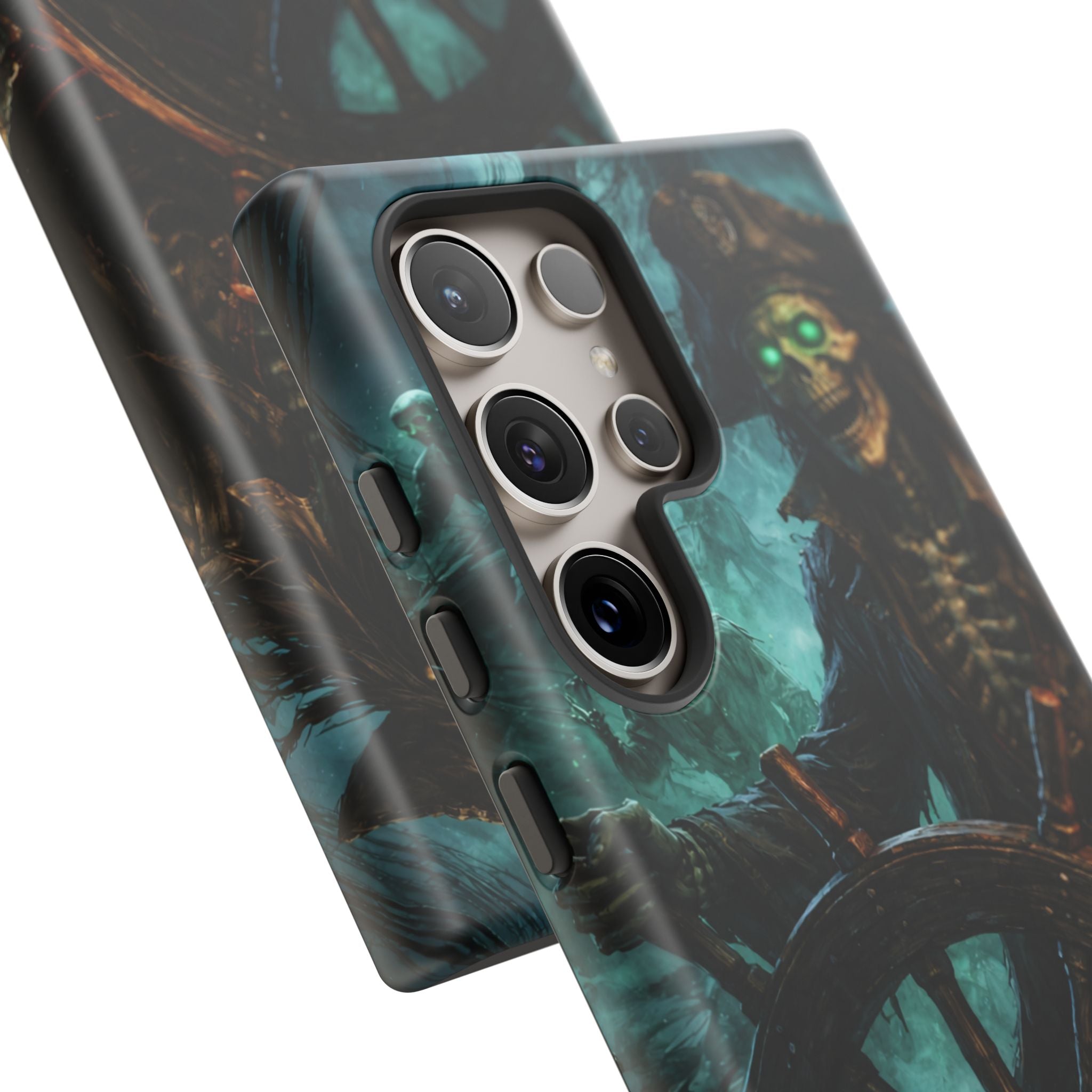 Pirate Skeleton Phone Case — Haunted Ship Captain iPhone Cover