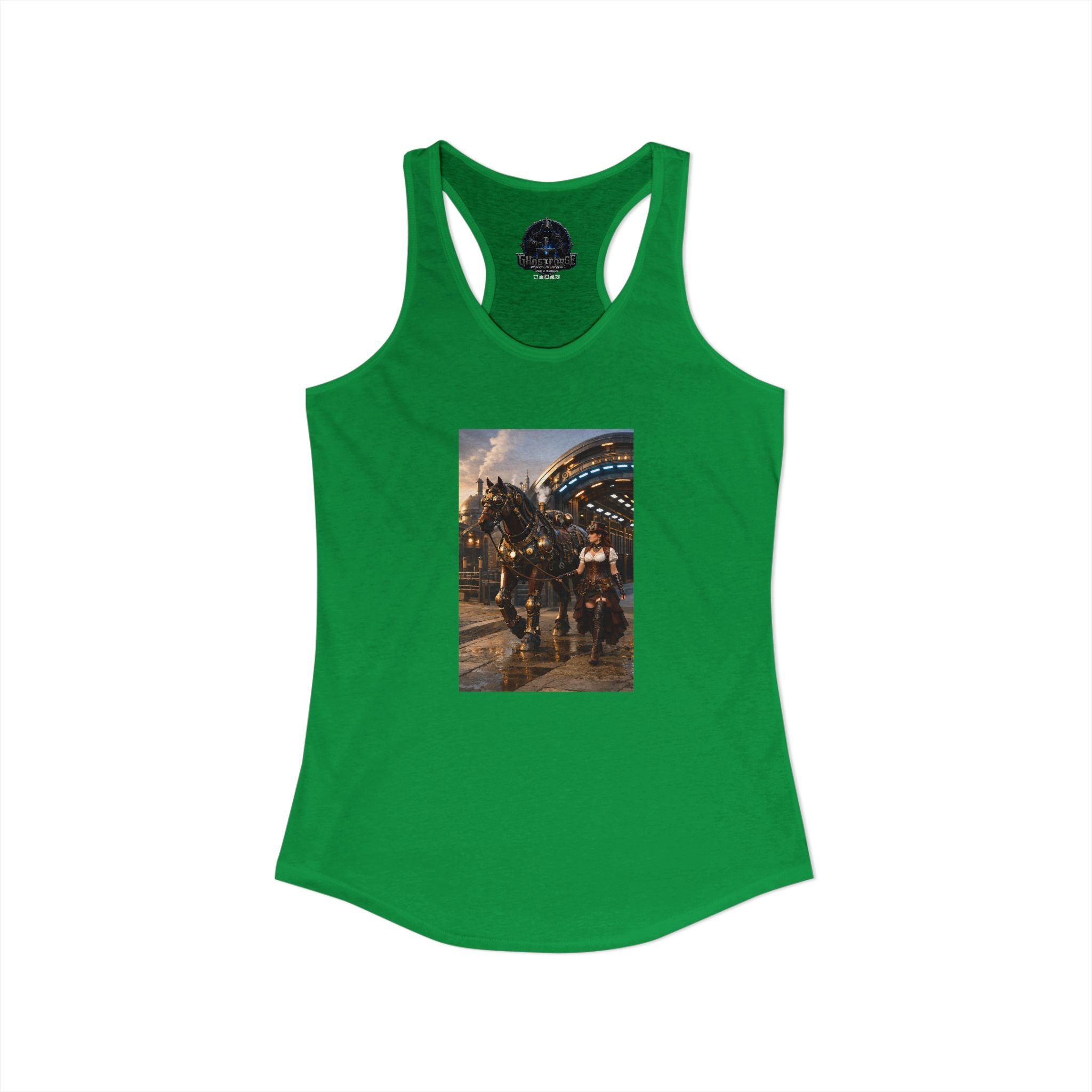 Women's Steampunk Racerback Tank