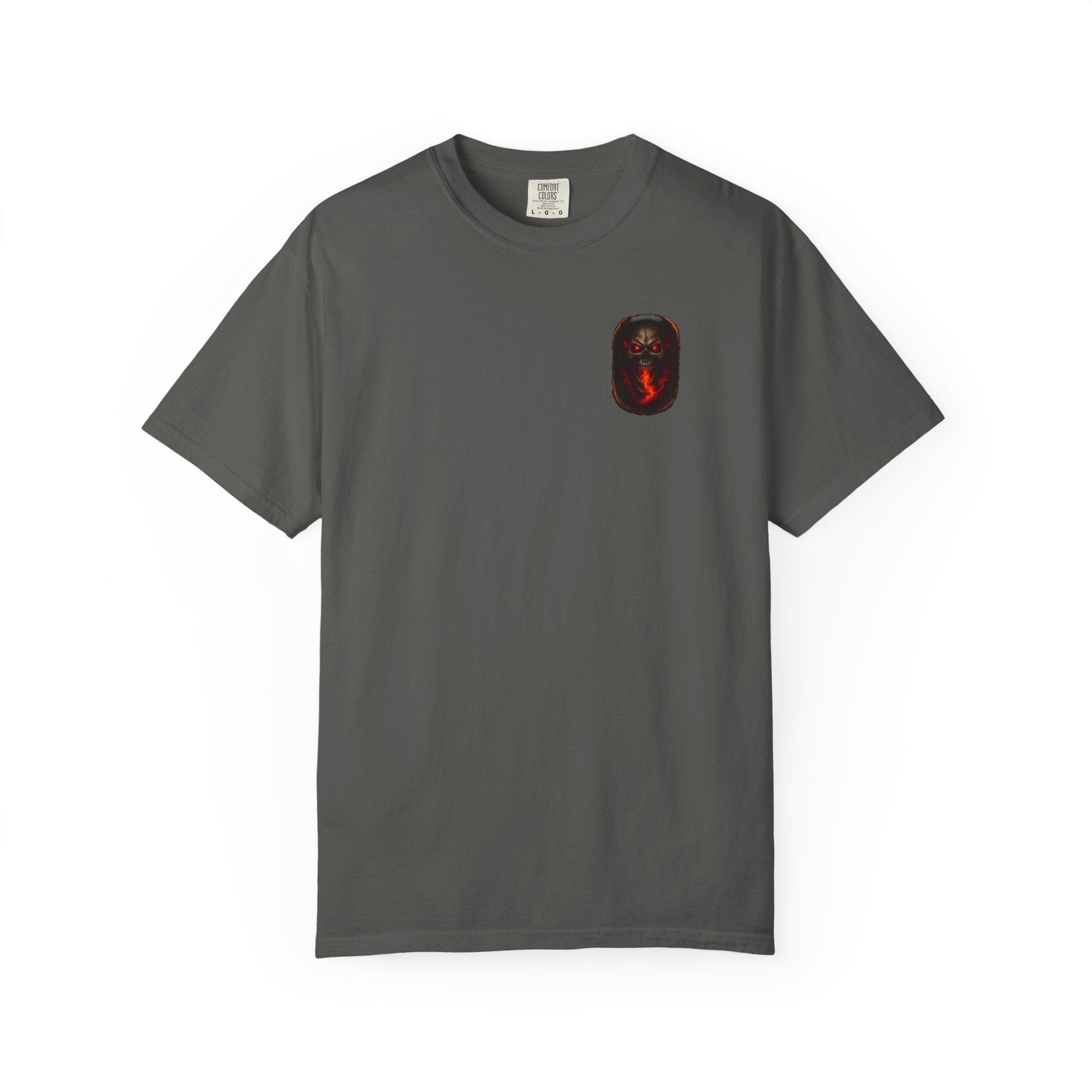 Premium Devil's Reject Skull T-Shirt — Flaming Skull Graphic Tee