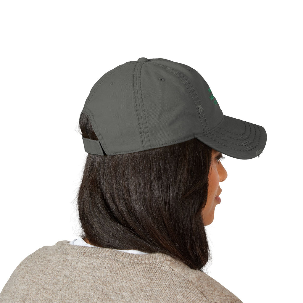 Embroidered Distressed Dad Hat — "The Only Thing Stopping you..." Vintage Baseball Cap