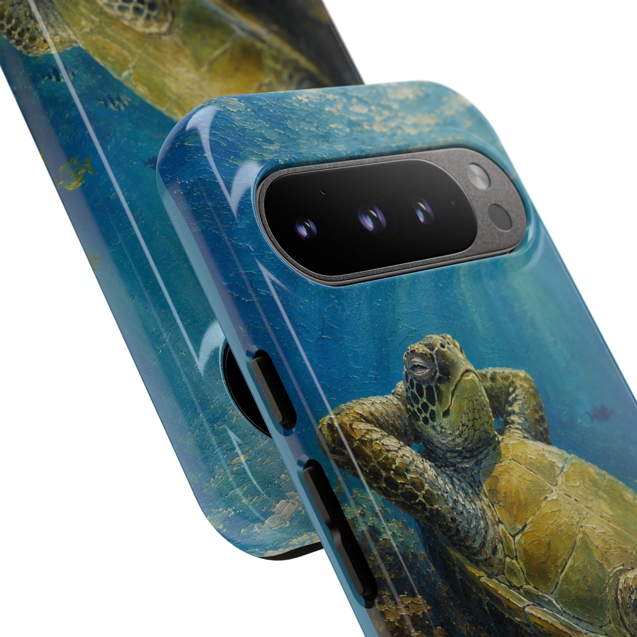 Sea Turtle Relaxation Phone Case — Ocean Underwater Art Protective Tough Case