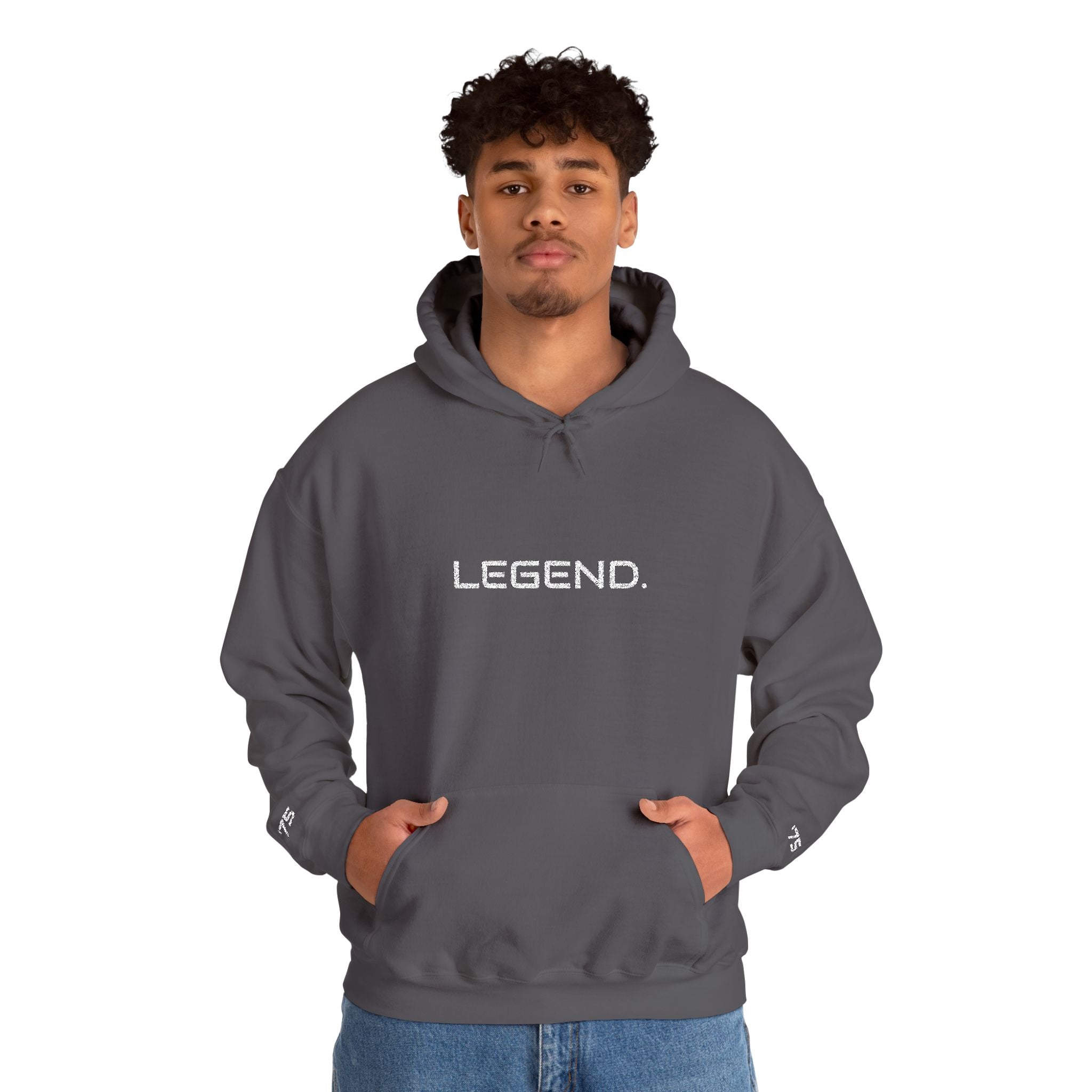 Legend Hoodie – Minimalist 'LEGEND.' Embroidered Pullover