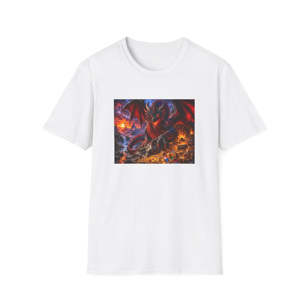 Dragon Guard T-Shirt — Epic Red Dragon Fantasy Art Tee