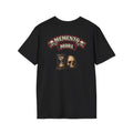 Premium Memento Mori T-Shirt — Skull & Hourglass Gothic Tee