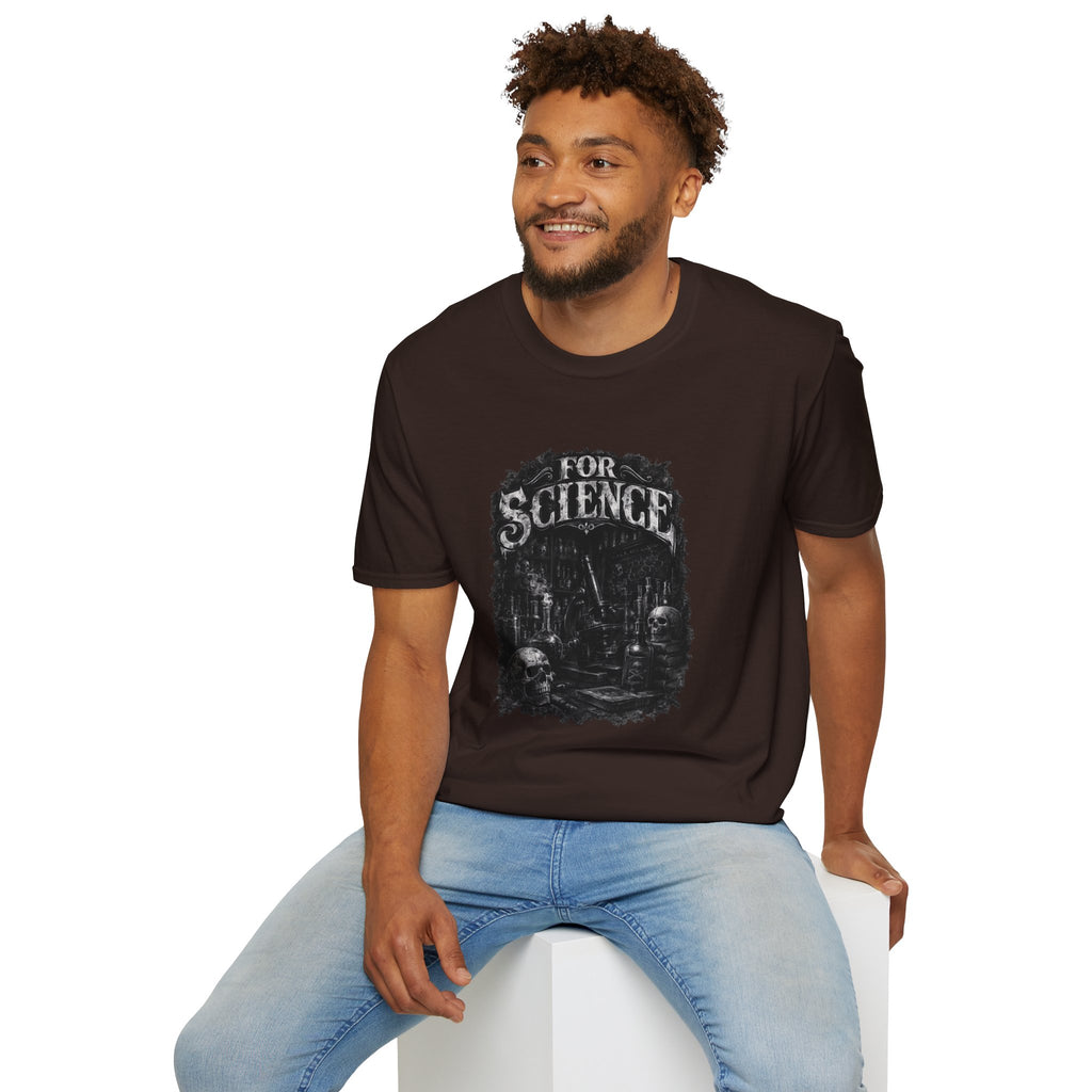 For Science T-Shirt — Dark Vintage Science Graphic Tee
