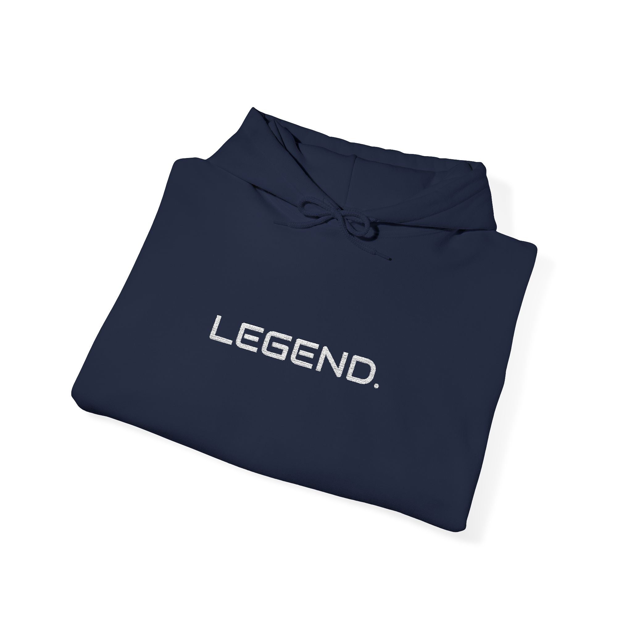 Legend Hoodie – Minimalist 'LEGEND.' Embroidered Pullover