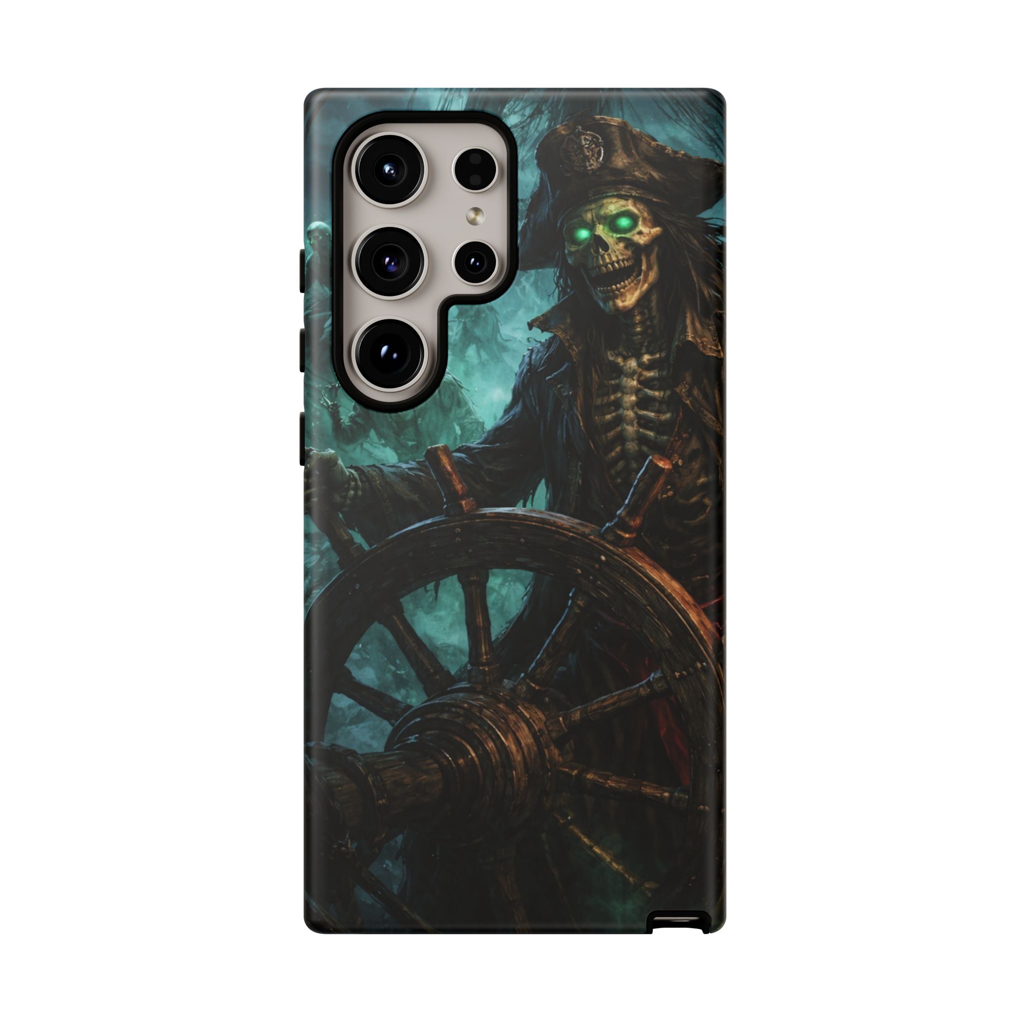 Pirate Skeleton Phone Case — Haunted Ship Captain iPhone Cover