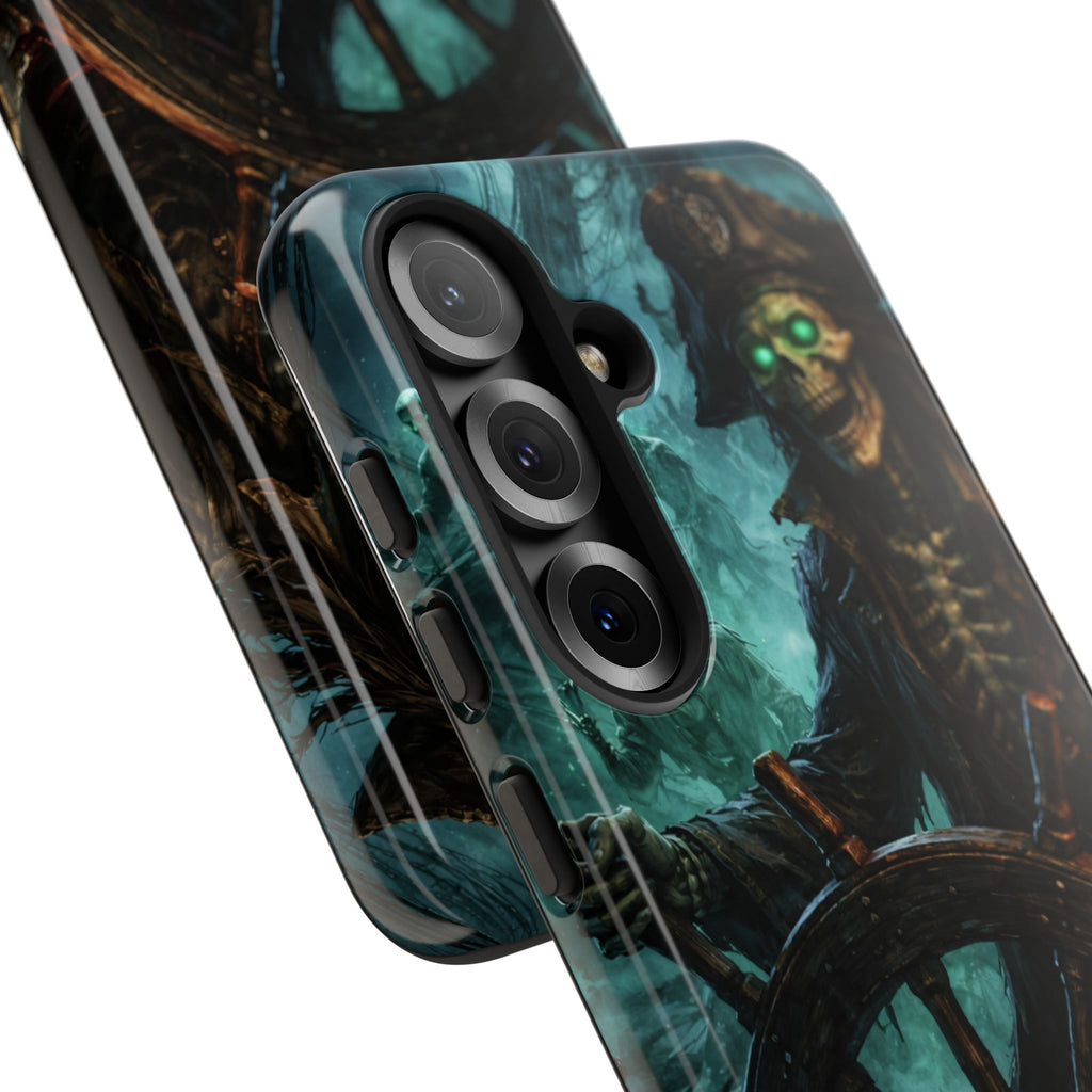 Pirate Skeleton Phone Case — Haunted Ship Captain iPhone Cover