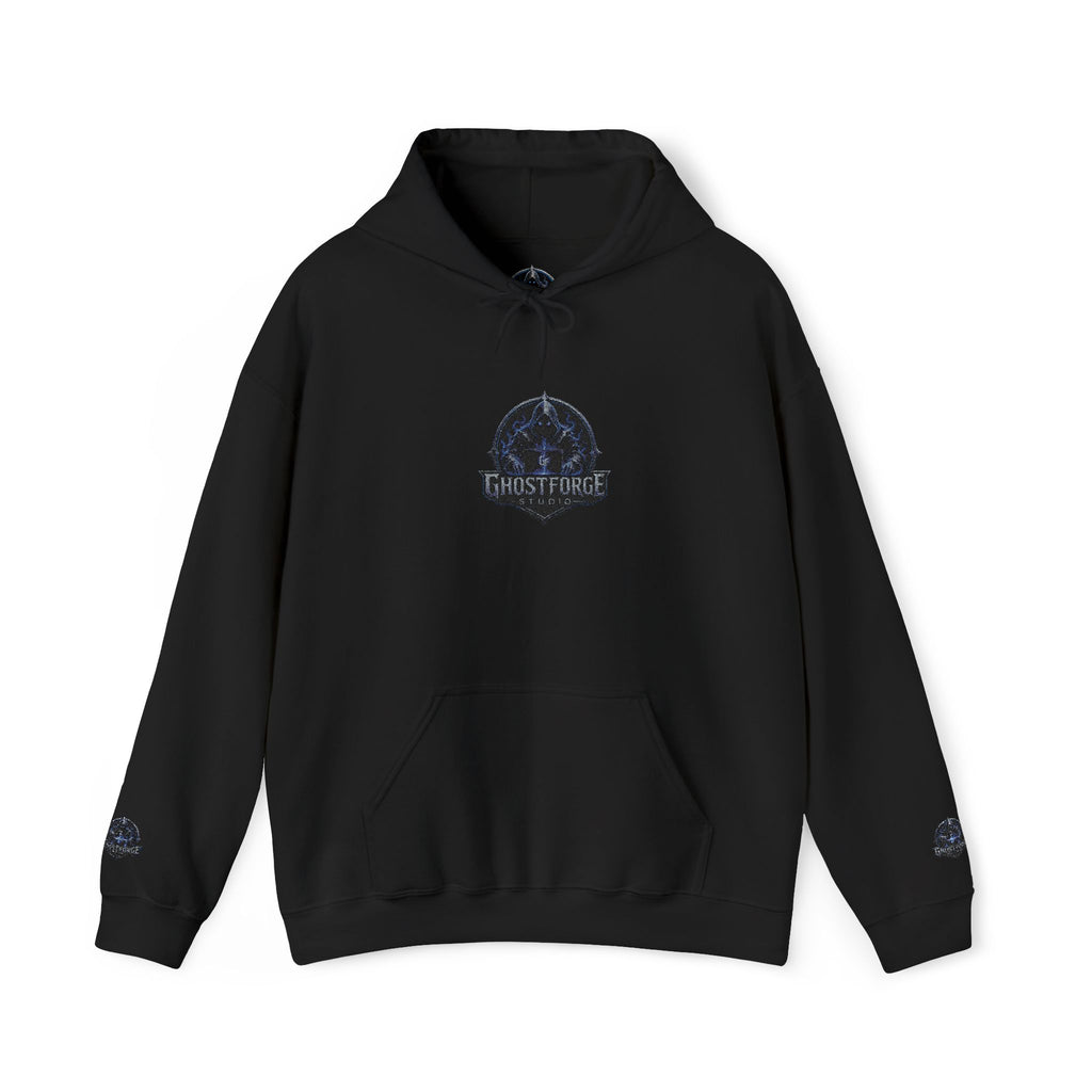 GhostForge Logo Hoodie — Graphic Wraith Hooded Sweatshirt