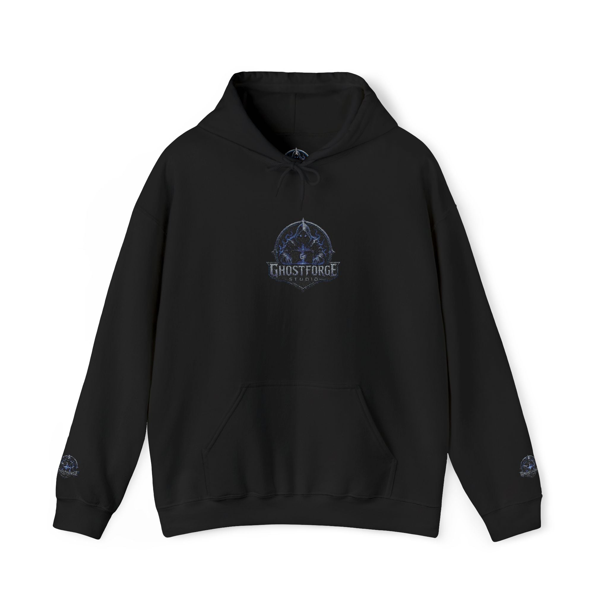 GhostForge Logo Hoodie — Graphic Wraith Hooded Sweatshirt