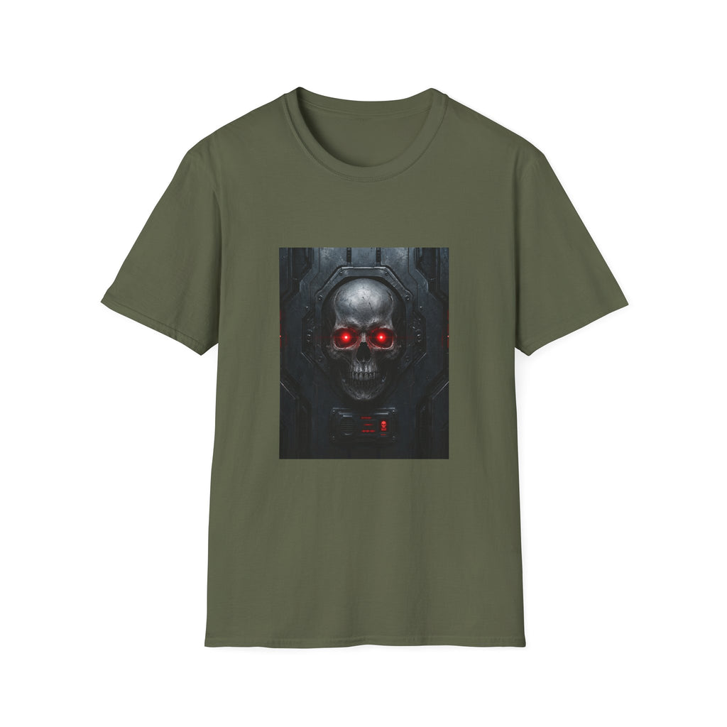 Skull with Red Glowing Eyes T‑Shirt
