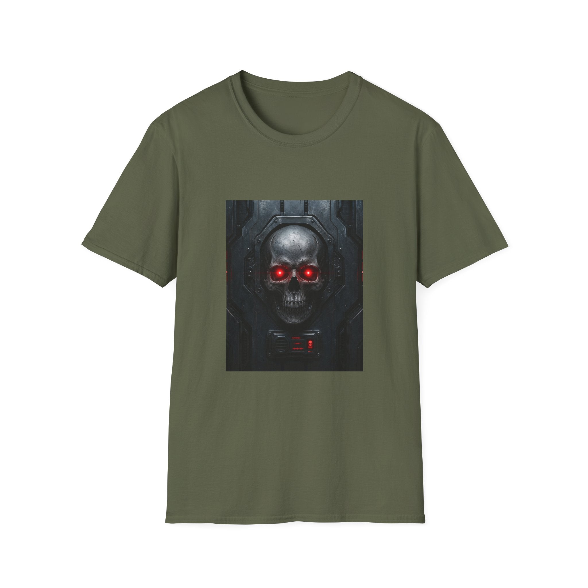 Skull with Red Glowing Eyes T‑Shirt