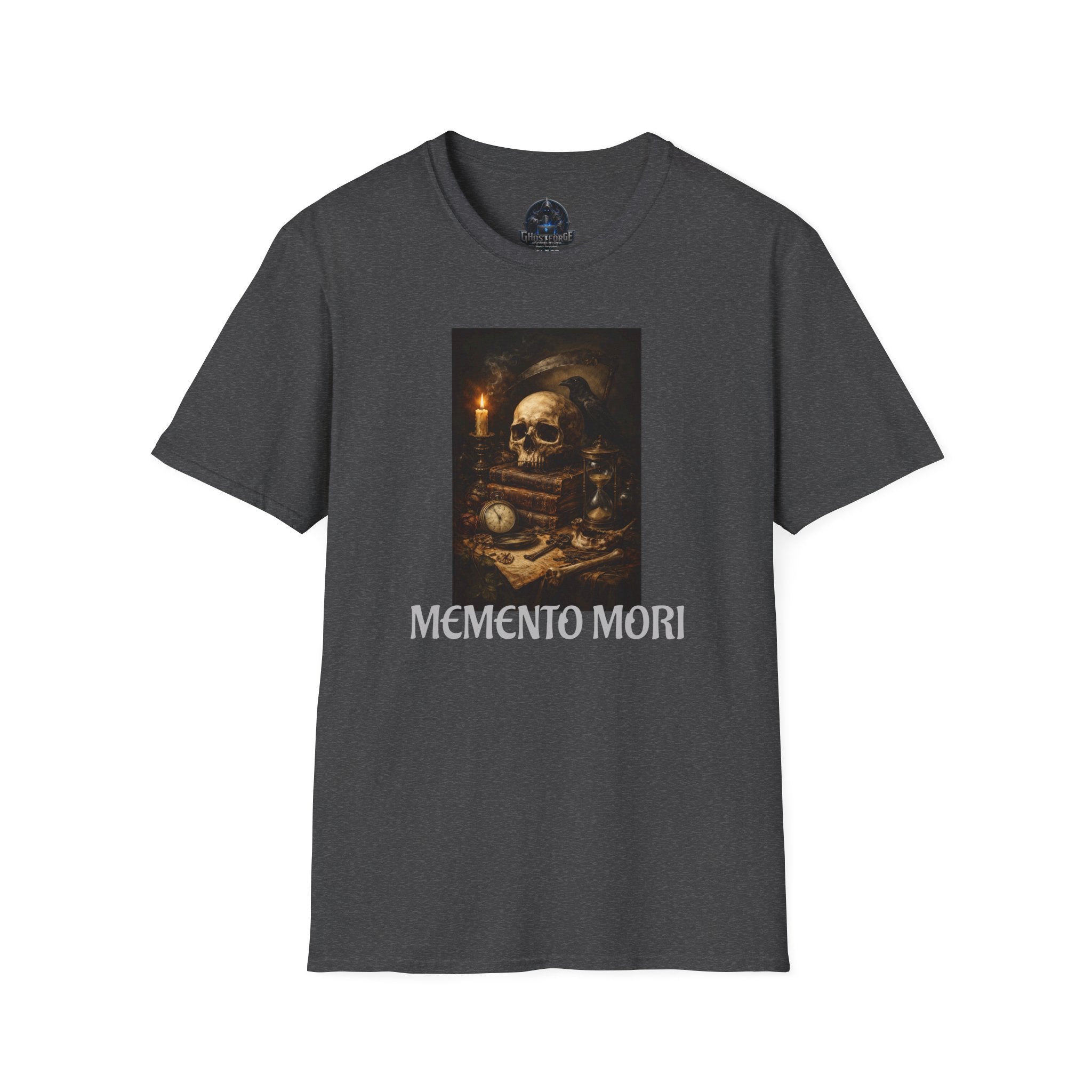 Memento Mori Skull T-Shirt — Vintage Vanitas Art Tee