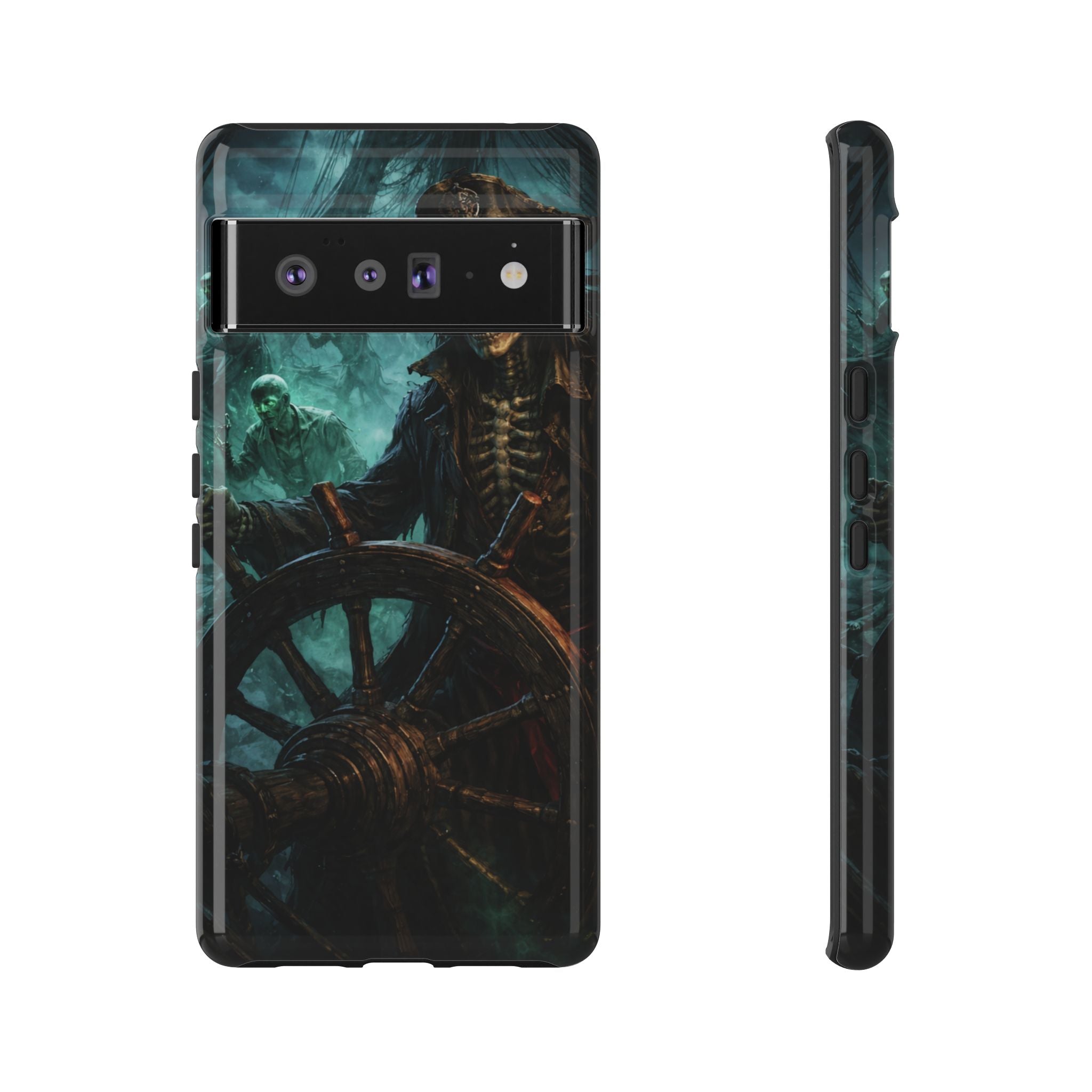 Pirate Skeleton Phone Case — Haunted Ship Captain iPhone Cover