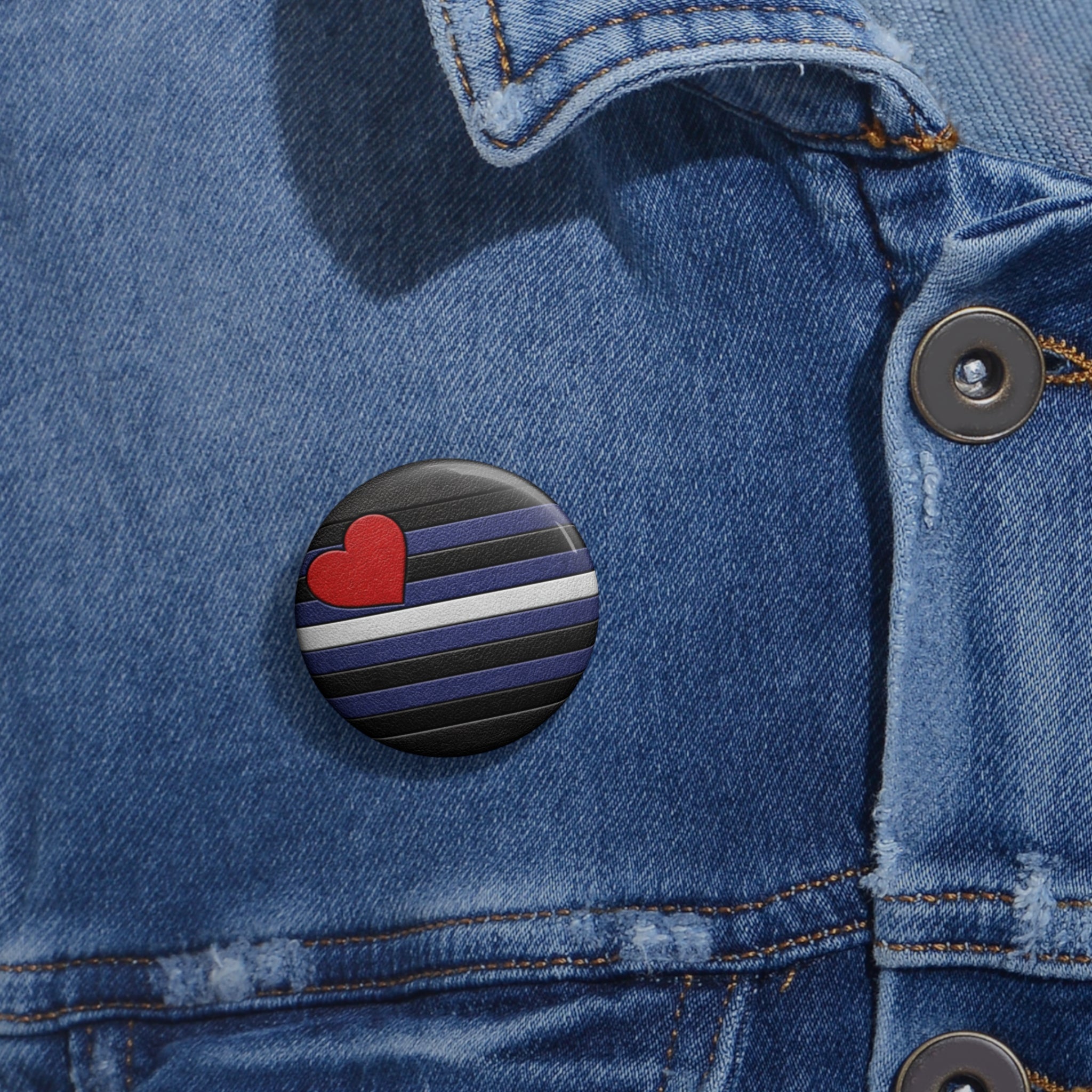 Leather Pride Pin Button — LeatherPPL Unite