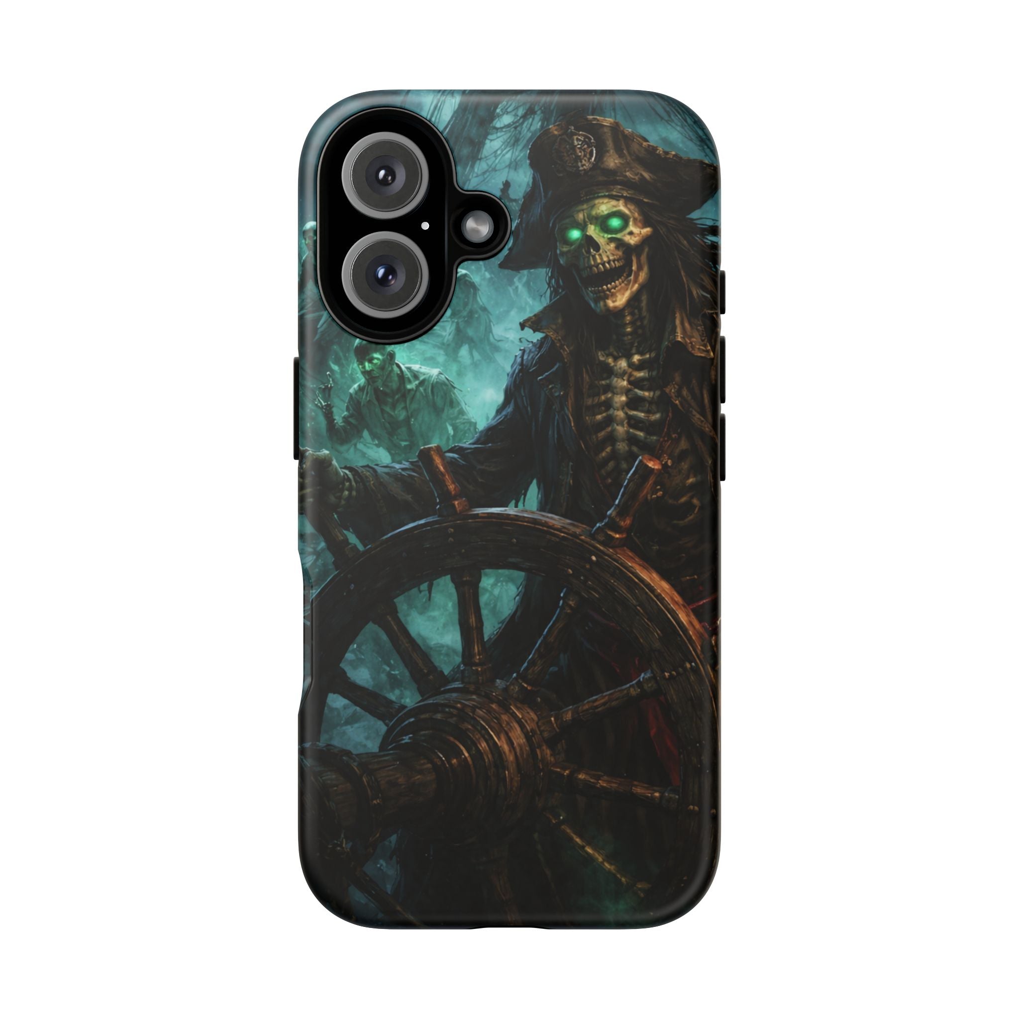 Pirate Skeleton Phone Case — Haunted Ship Captain iPhone Cover