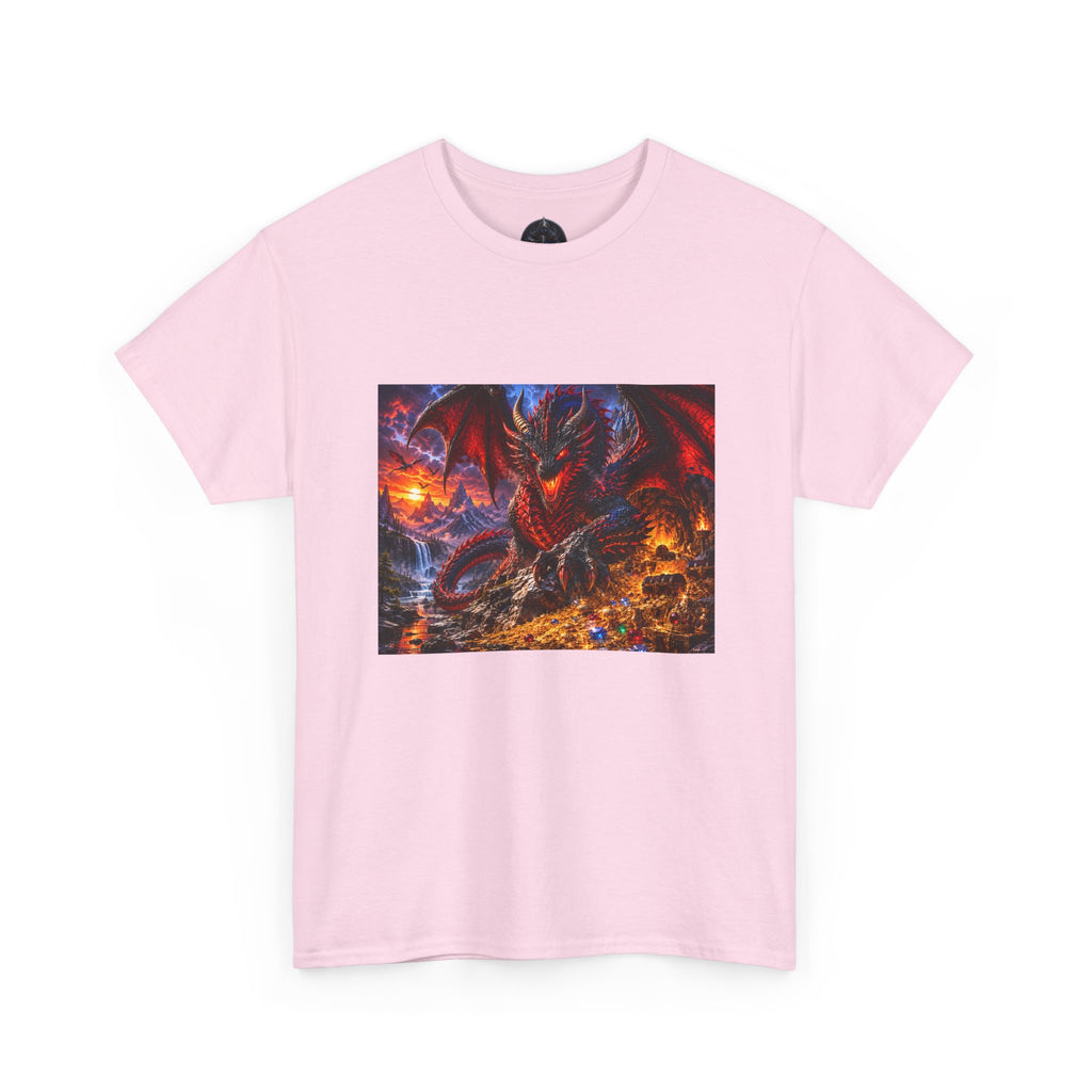 Dragon Gold Graphic Tee — Fiery Demon Dragon T-Shirt for Gamers & Fantasy Fans
