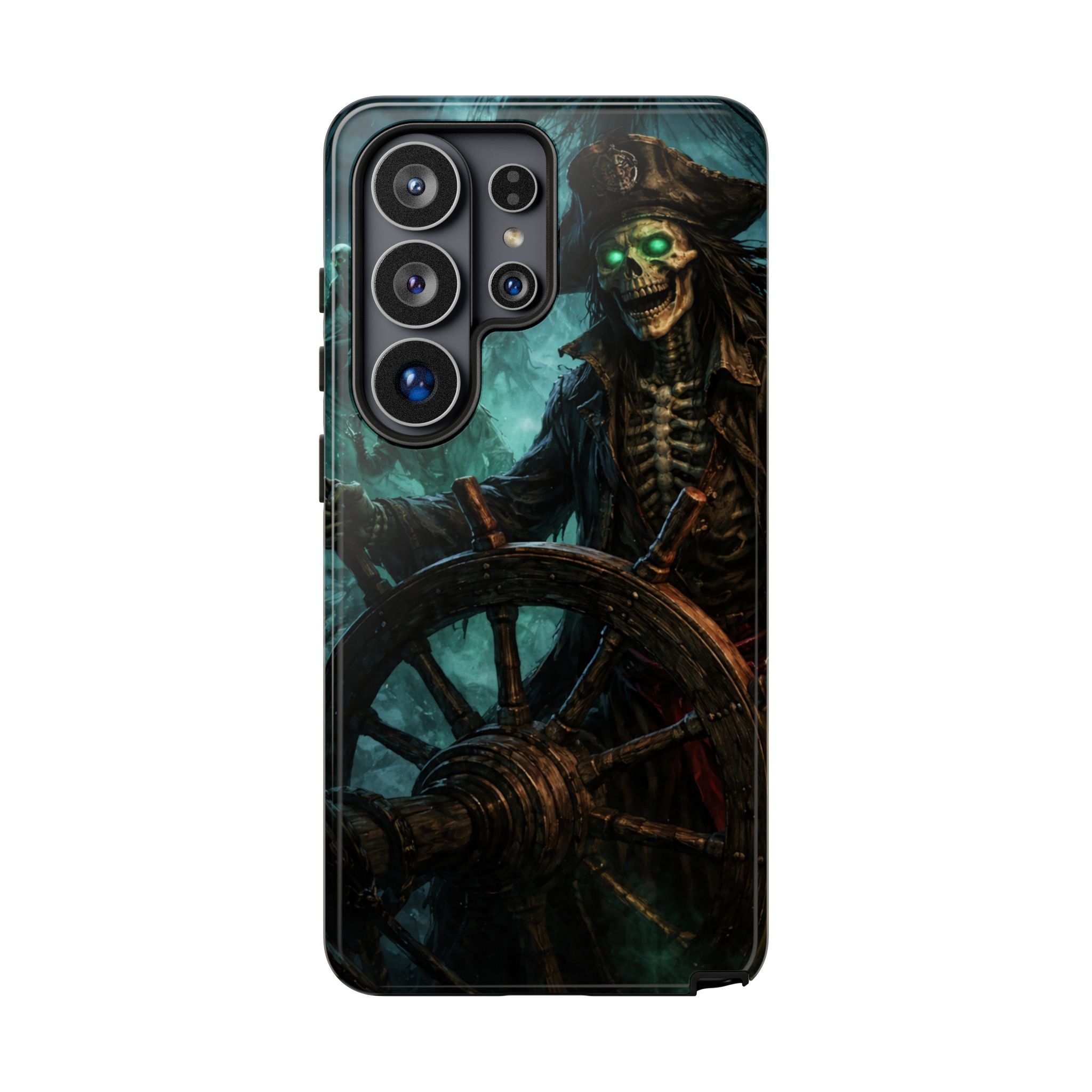 Pirate Skeleton Phone Case — Haunted Ship Captain iPhone Cover