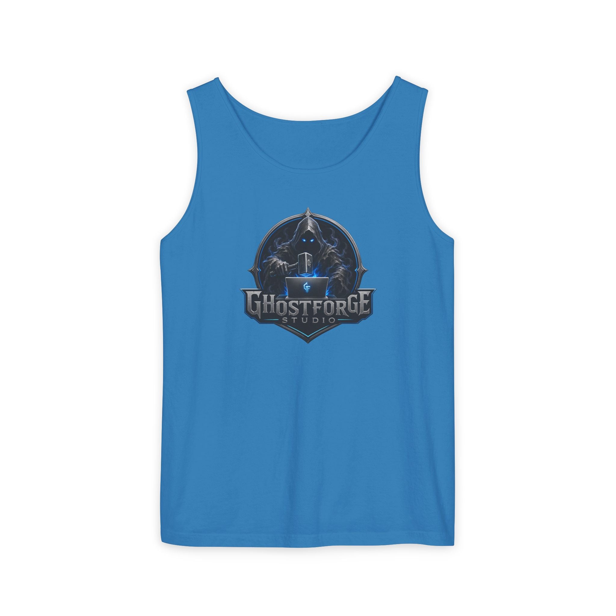GhostForge Emblem Tank Top — Shop Logo Muscle Tee