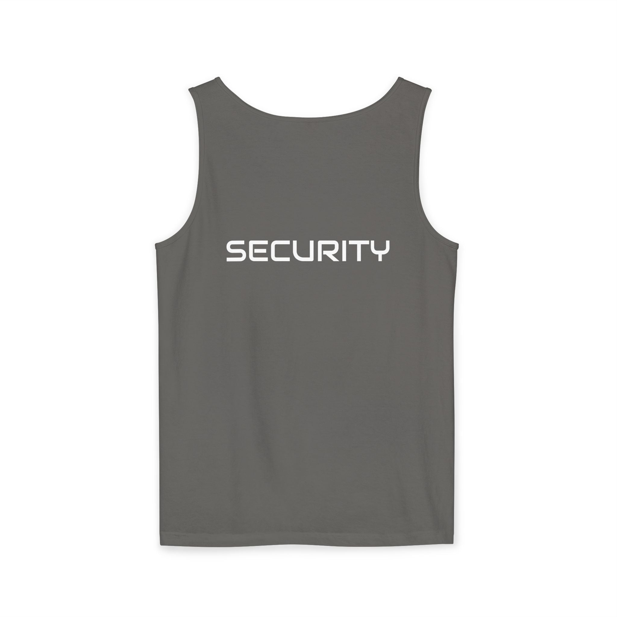 SECURITY Graphic Tank Top — Bold 'SECURITY' Streetwear Muscle Tee