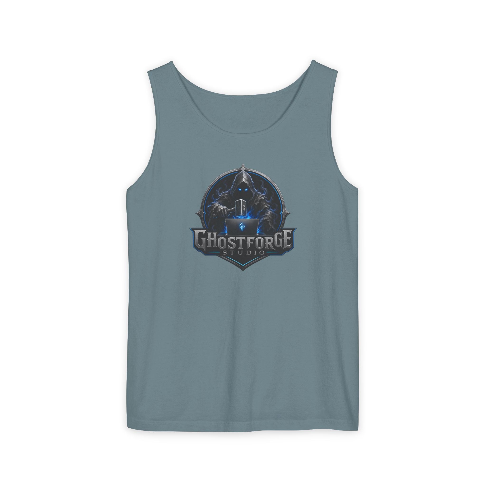 GhostForge Emblem Tank Top — Shop Logo Muscle Tee