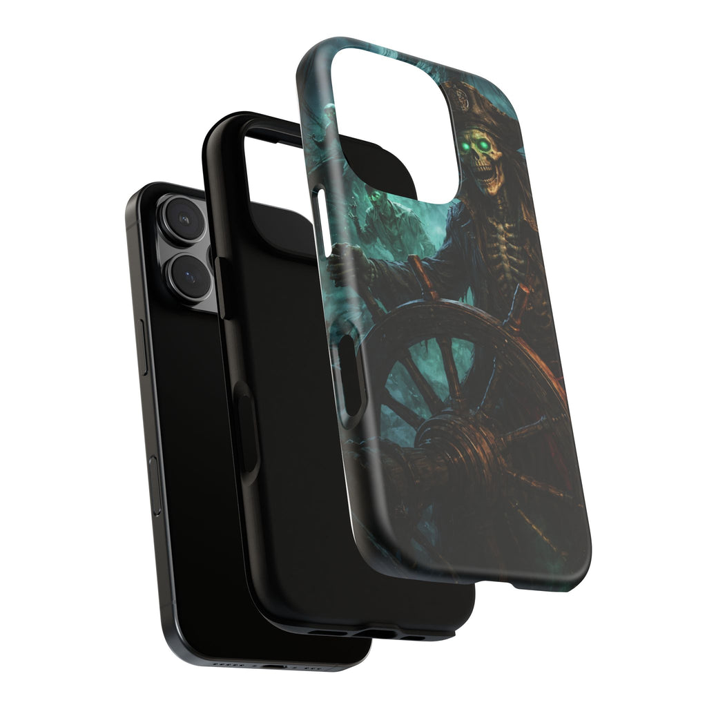 Pirate Skeleton Phone Case — Haunted Ship Captain iPhone Cover