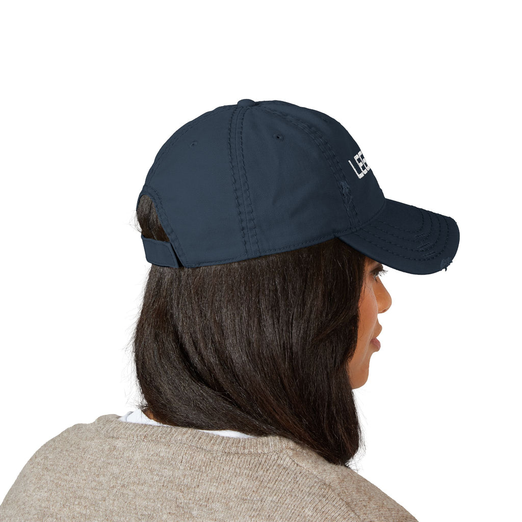 Legend - Embroidered Distressed Dad Hat (Embroidery)
