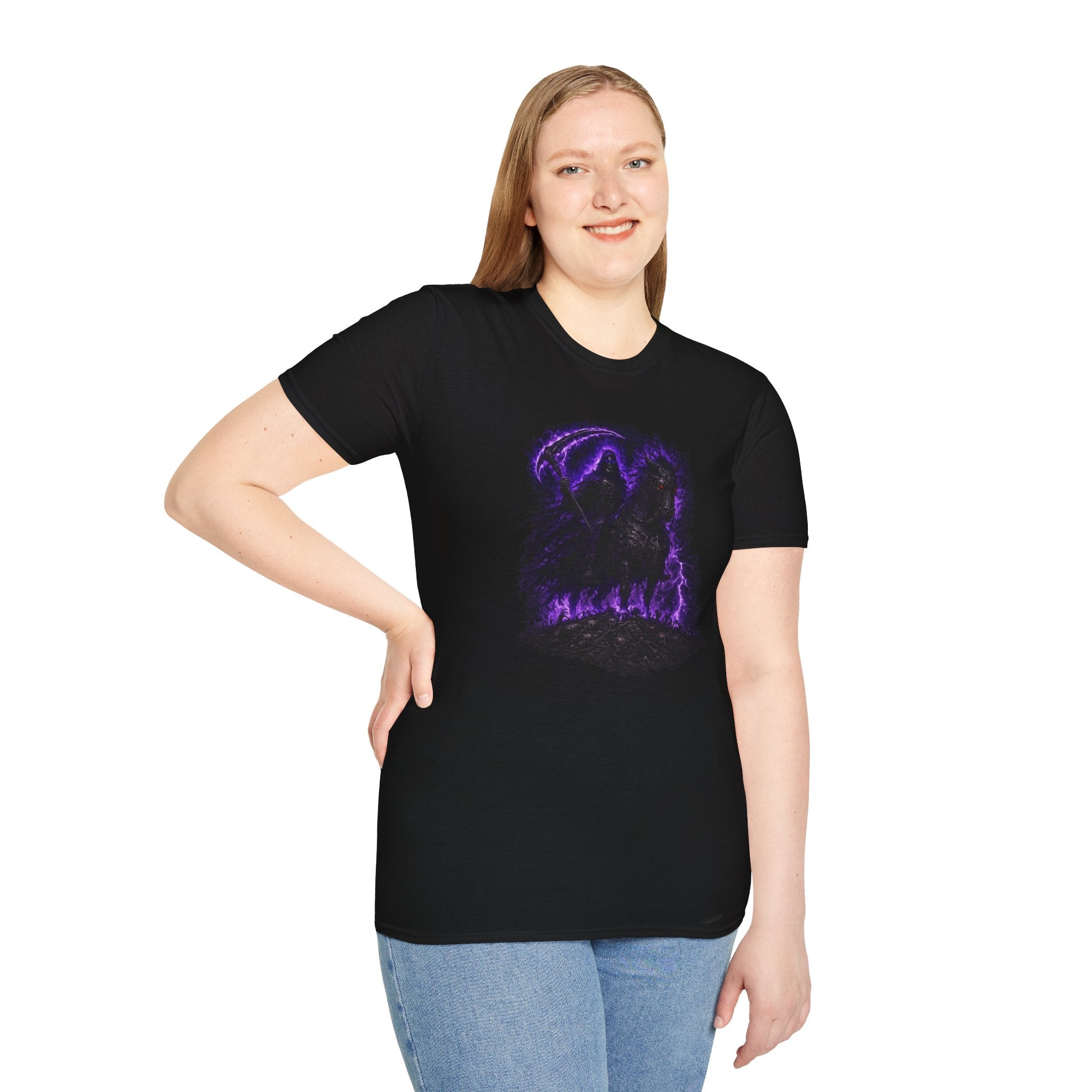 Grim Reaper Purple Lightning T-Shirt