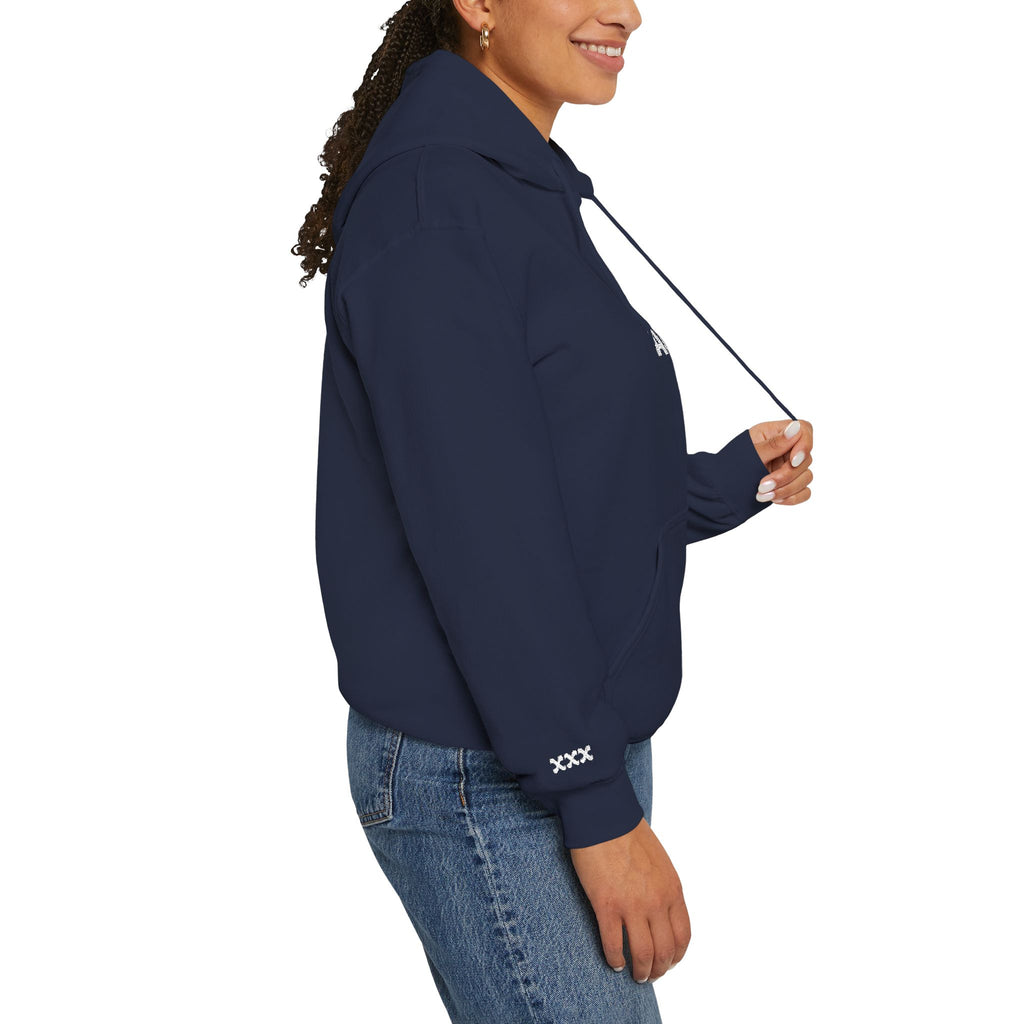 Avoids Authority Hoodie — Rebellious Embroidered Pullover